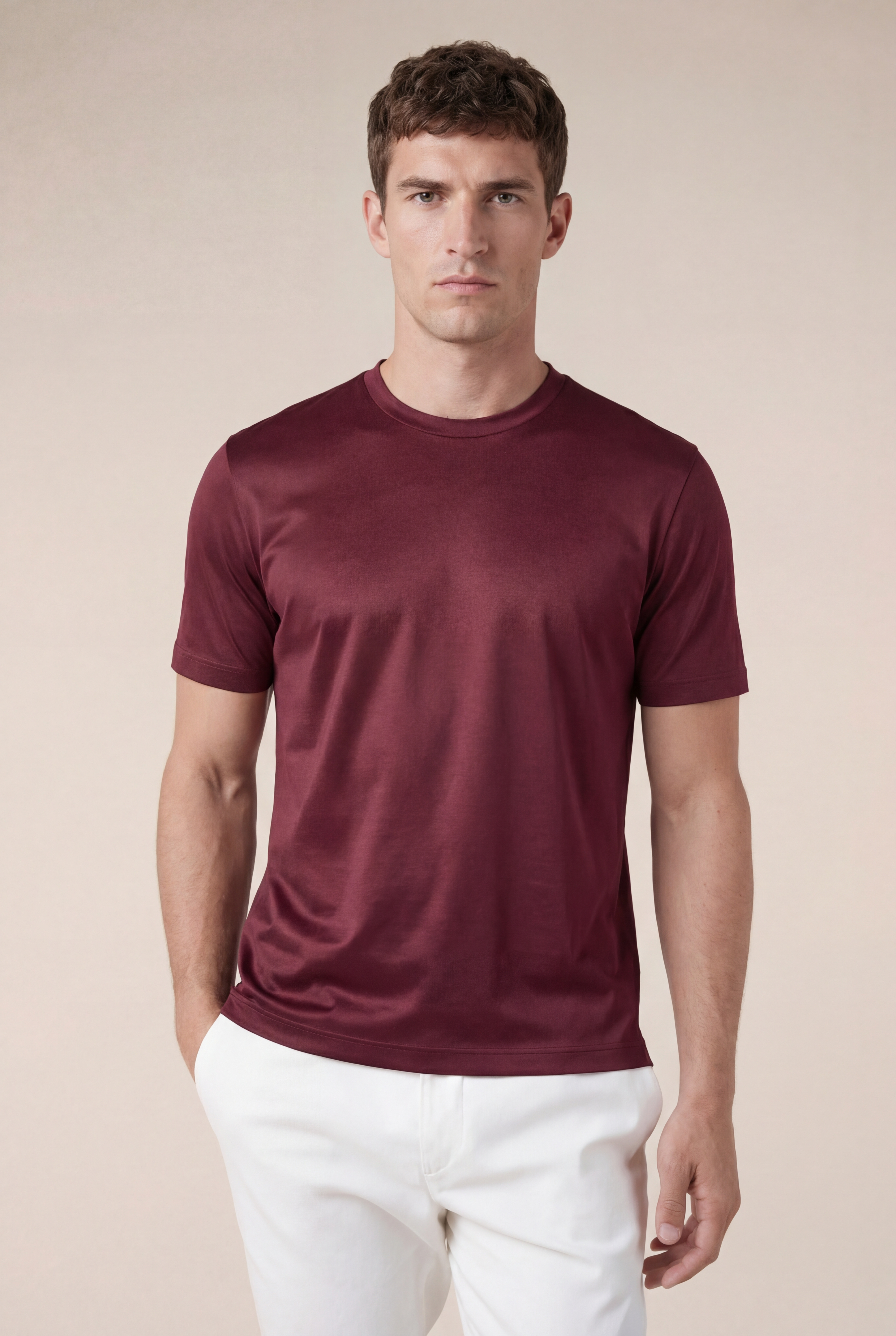 Portofino Tişört - Bordo