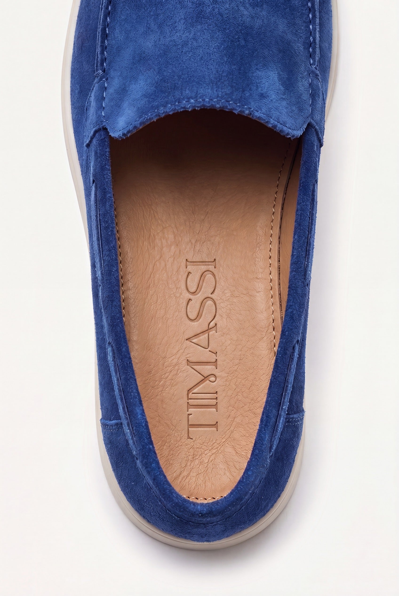 Amalfi Klasik Süet Loafer - Safir Mavisi