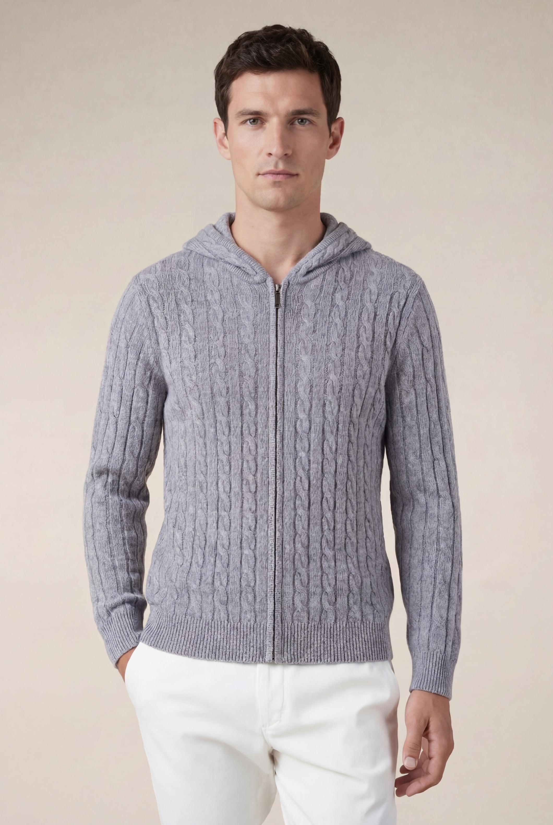 Timassi Como Kaşmir Kapüşonlu Sweatshirt - detay