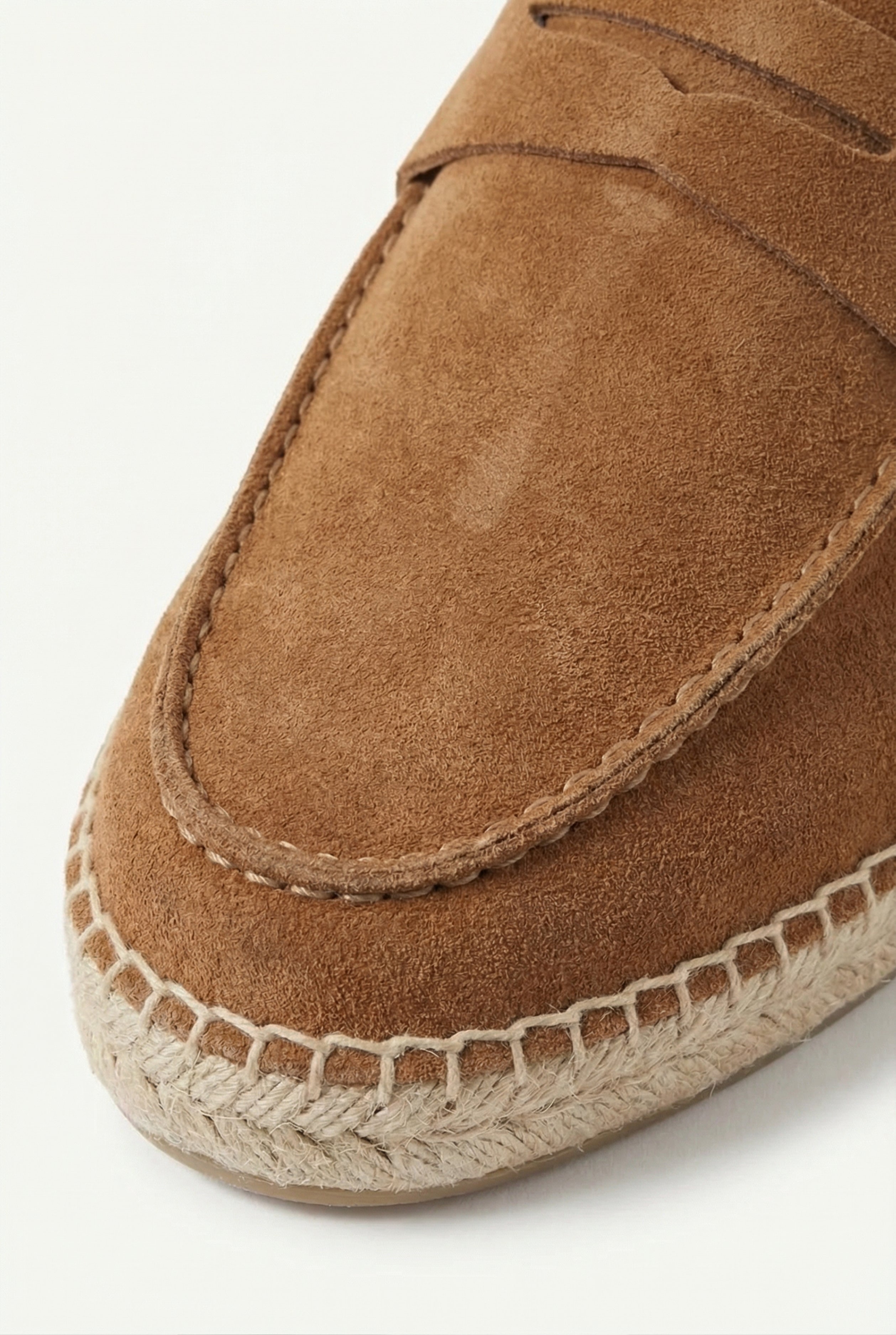Timassi Capri Süet Loafer - Taba - yakın çekim