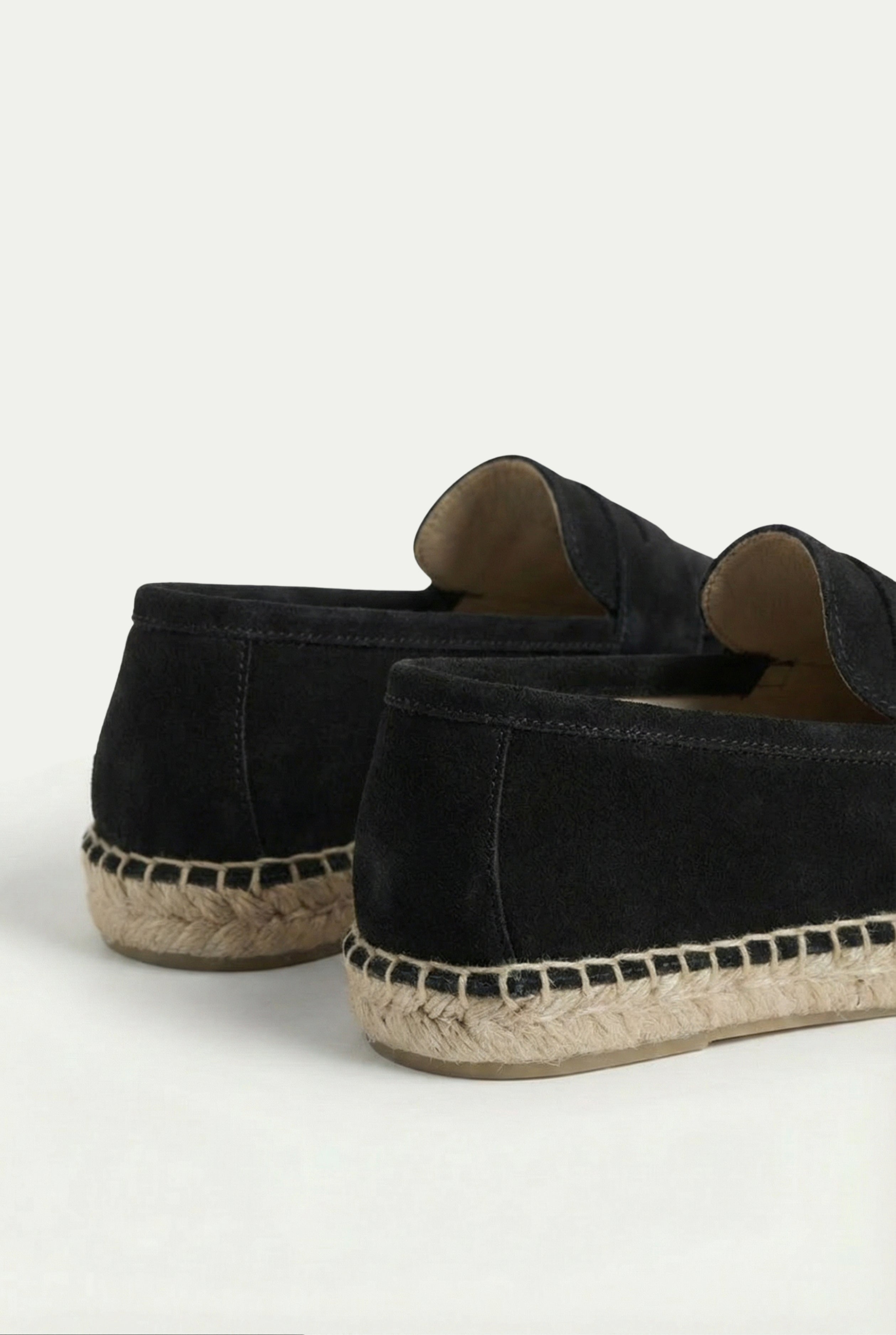 Timassi Capri Süet Loafer - Siyah - üst detay