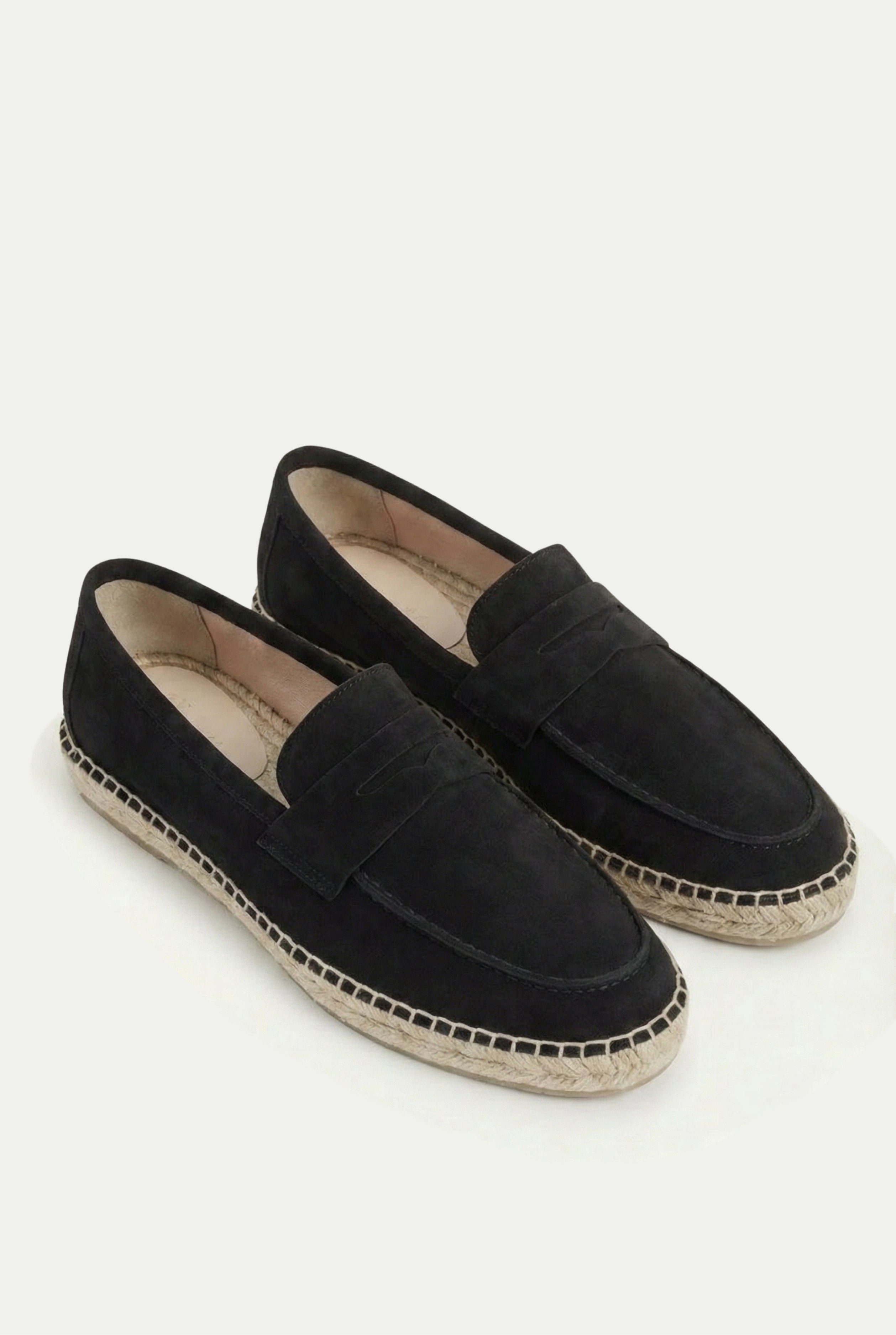 Timassi Capri Süet Loafer - Siyah - ayak üzerinde
