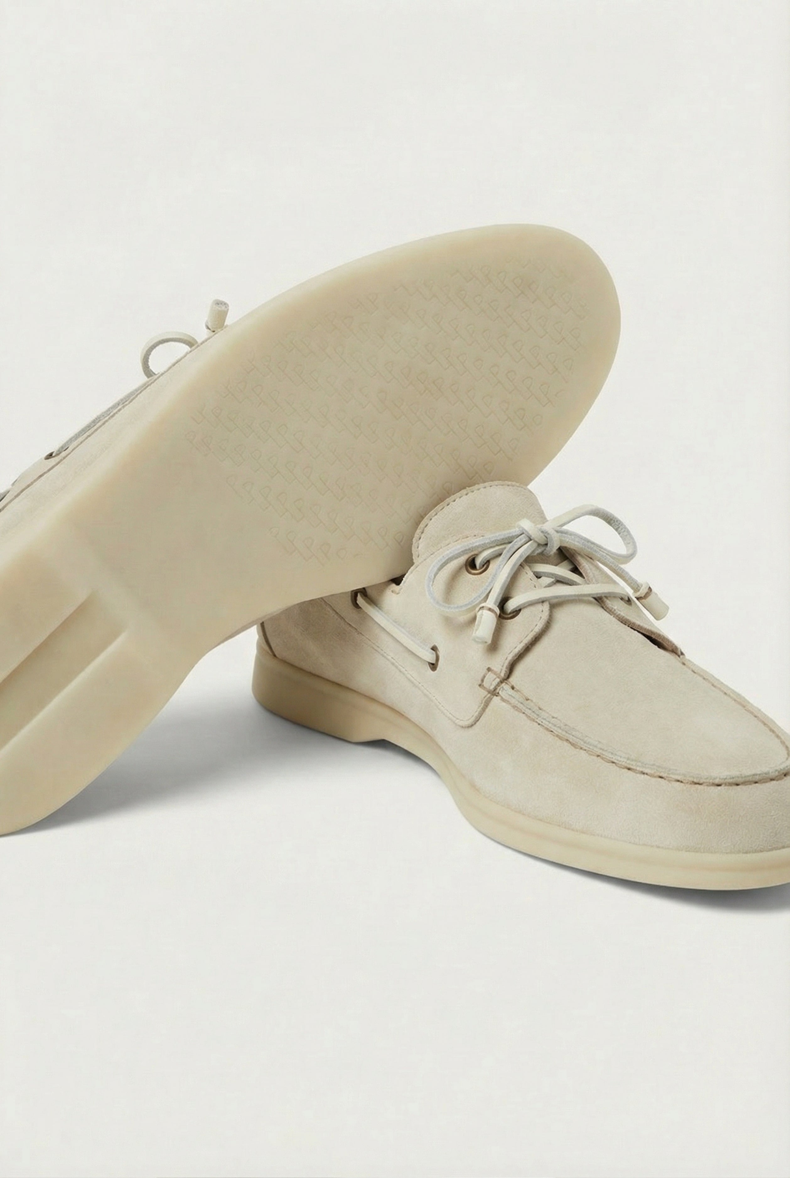Timassi Amalfi Süet Loafer - Krem - yakın çekim