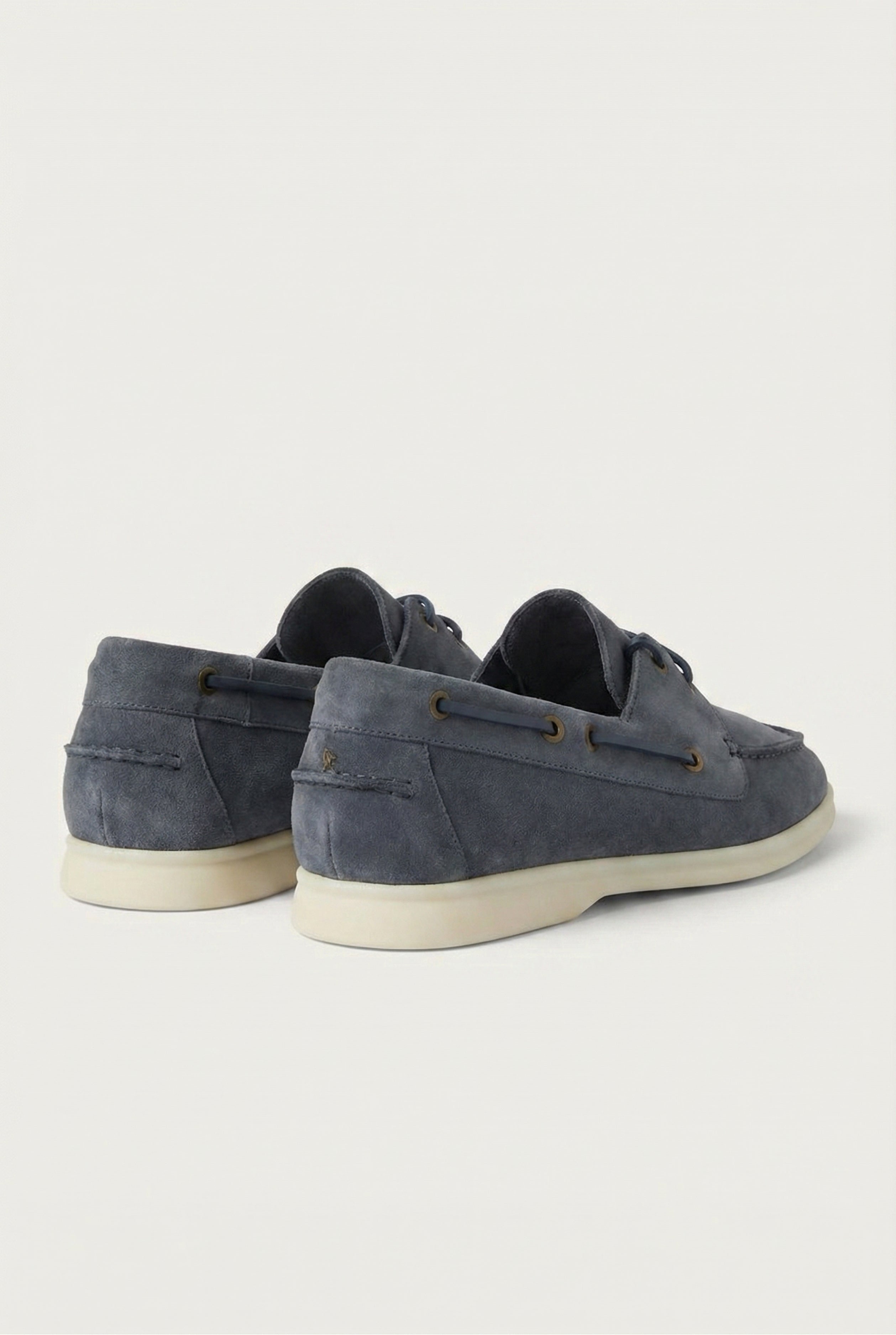 Timassi Amalfi Süet Loafer - Mavi - ayak üzerinde