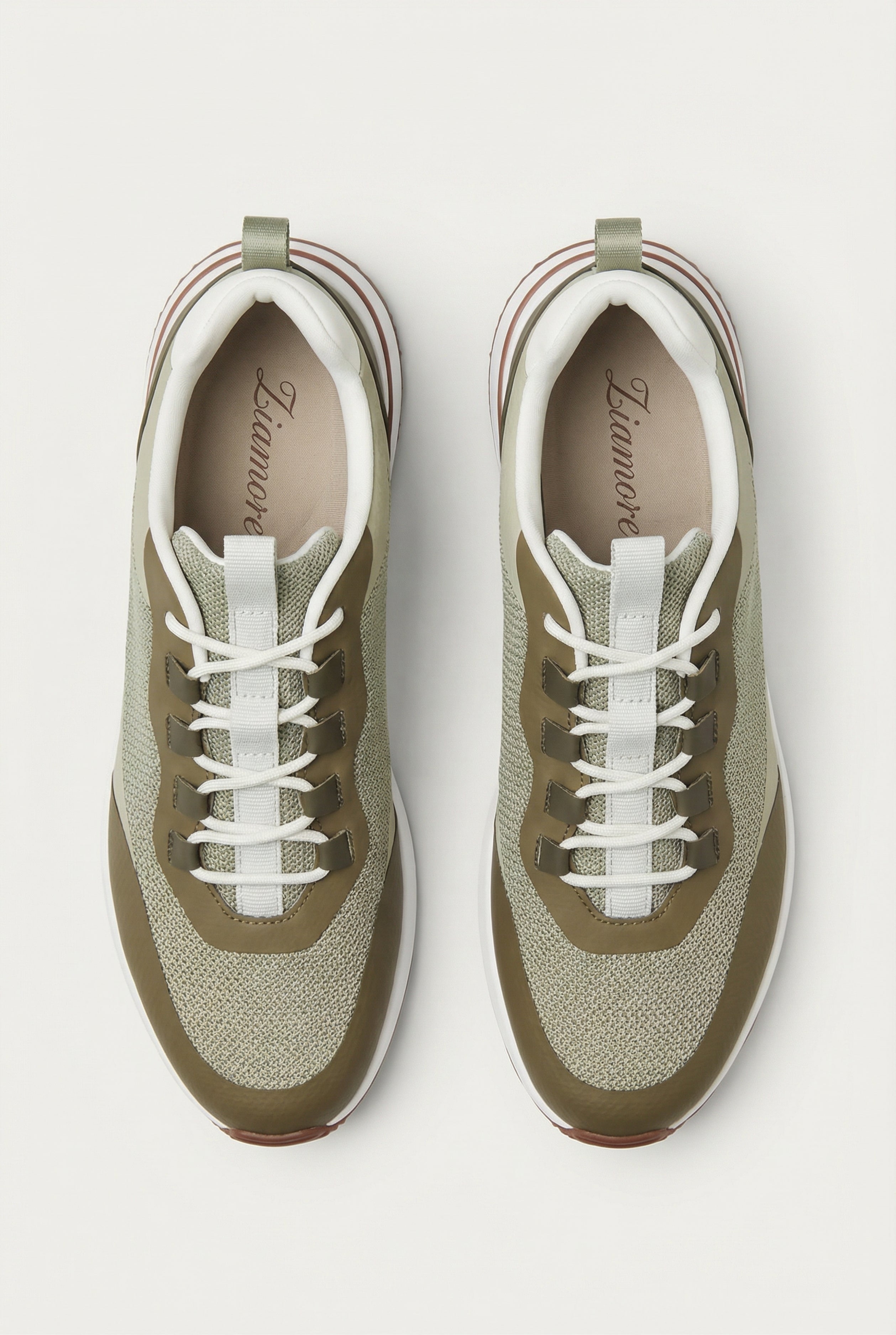 Timassi Portofino Sneaker - Zeytin Yeşili - yakın çekim