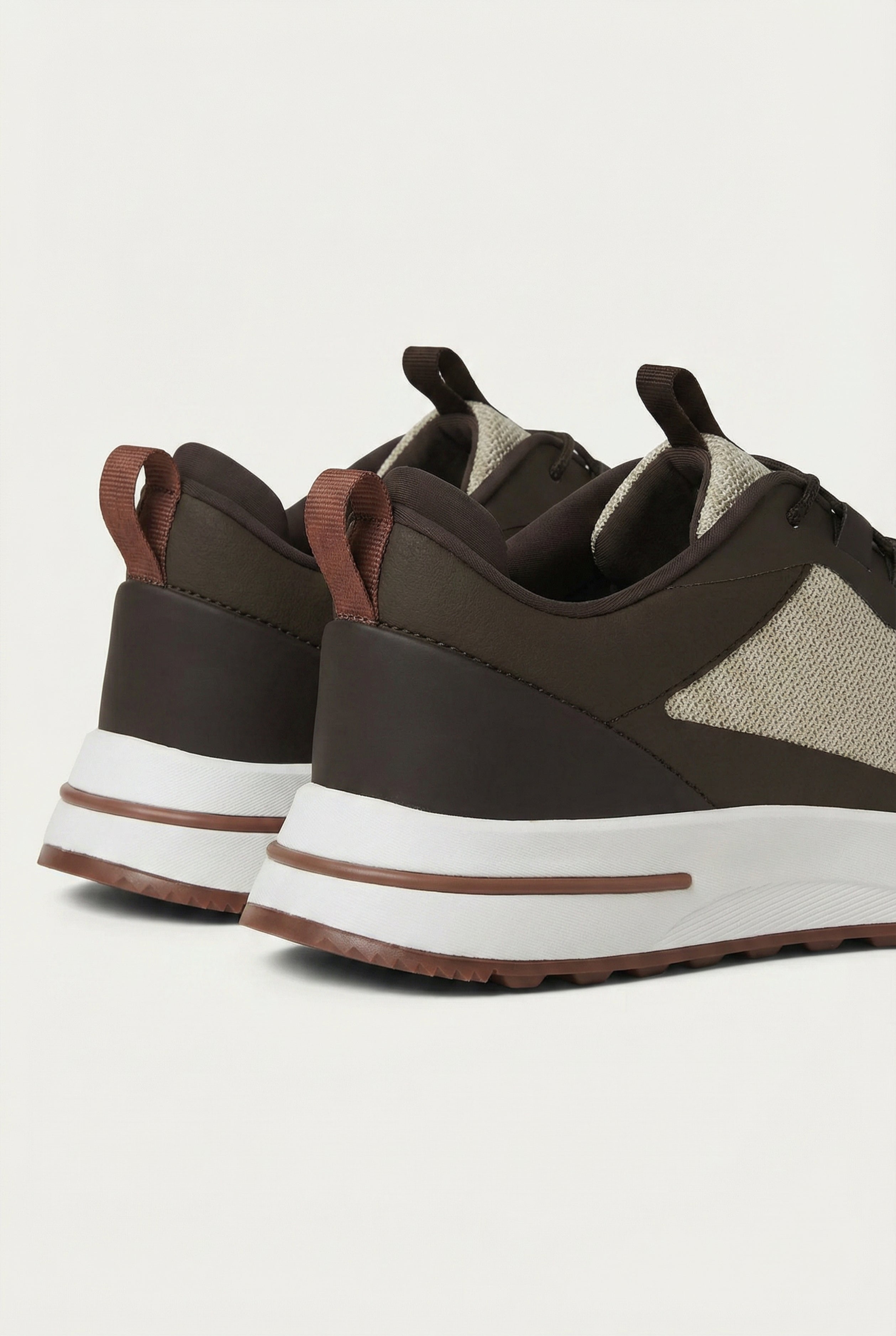 Timassi Portofino Sneaker - Koyu Kahverengi - yandan görünüm