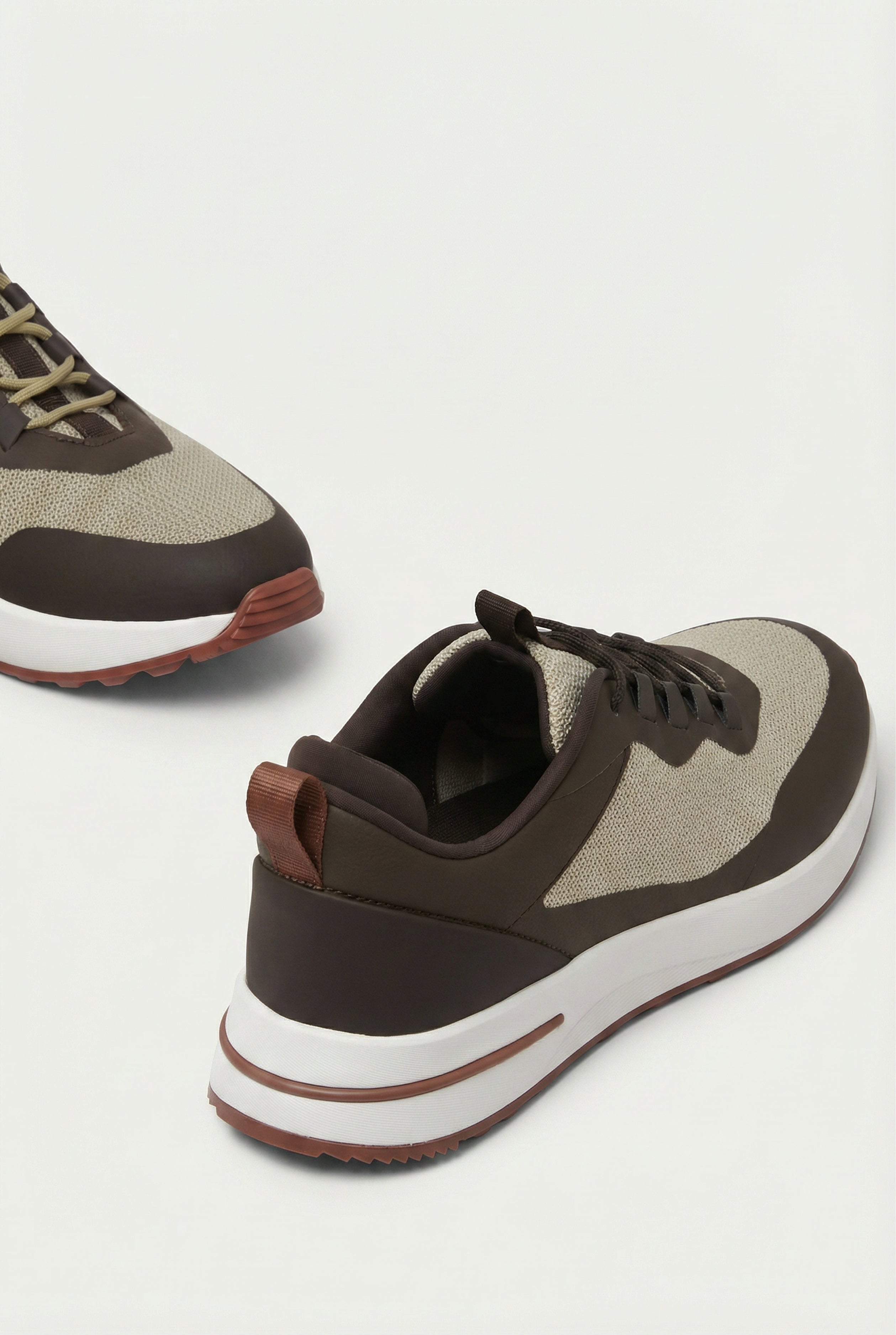 Timassi Portofino Sneaker - Koyu Kahverengi - yakın çekim
