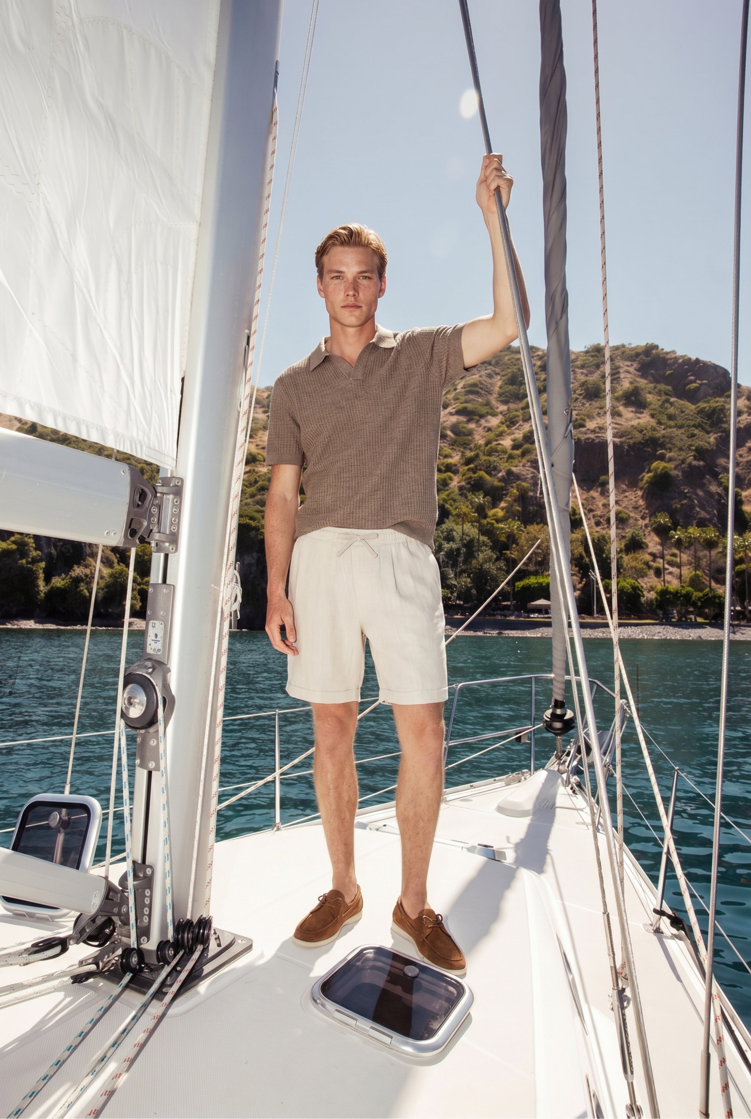 Timassi Amalfi Süet Loafer - Kahverengi - taban detayı