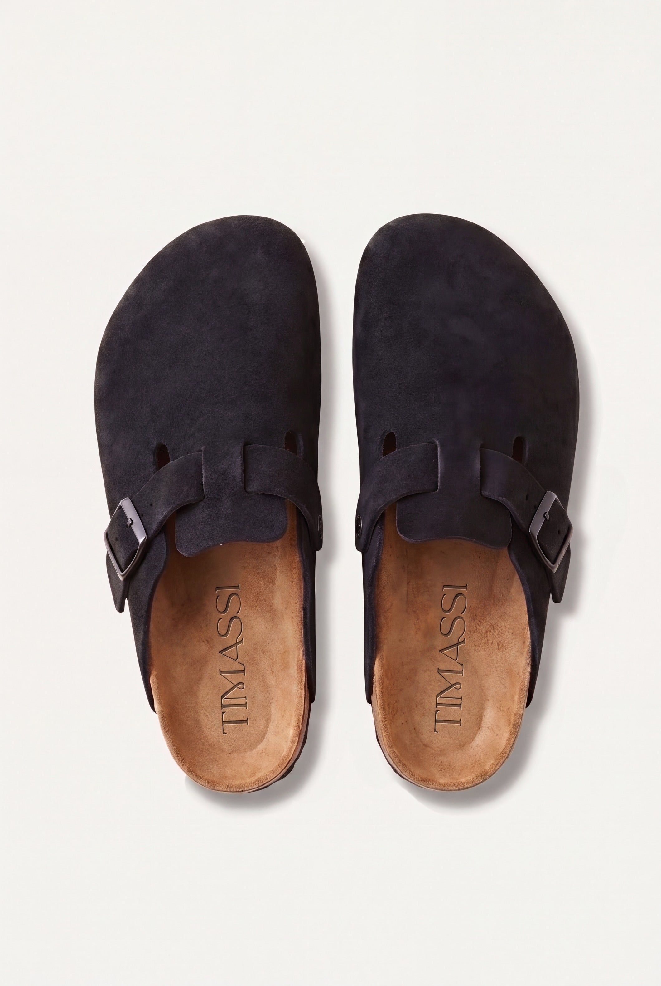 Oslo Süet Clog - Siyah