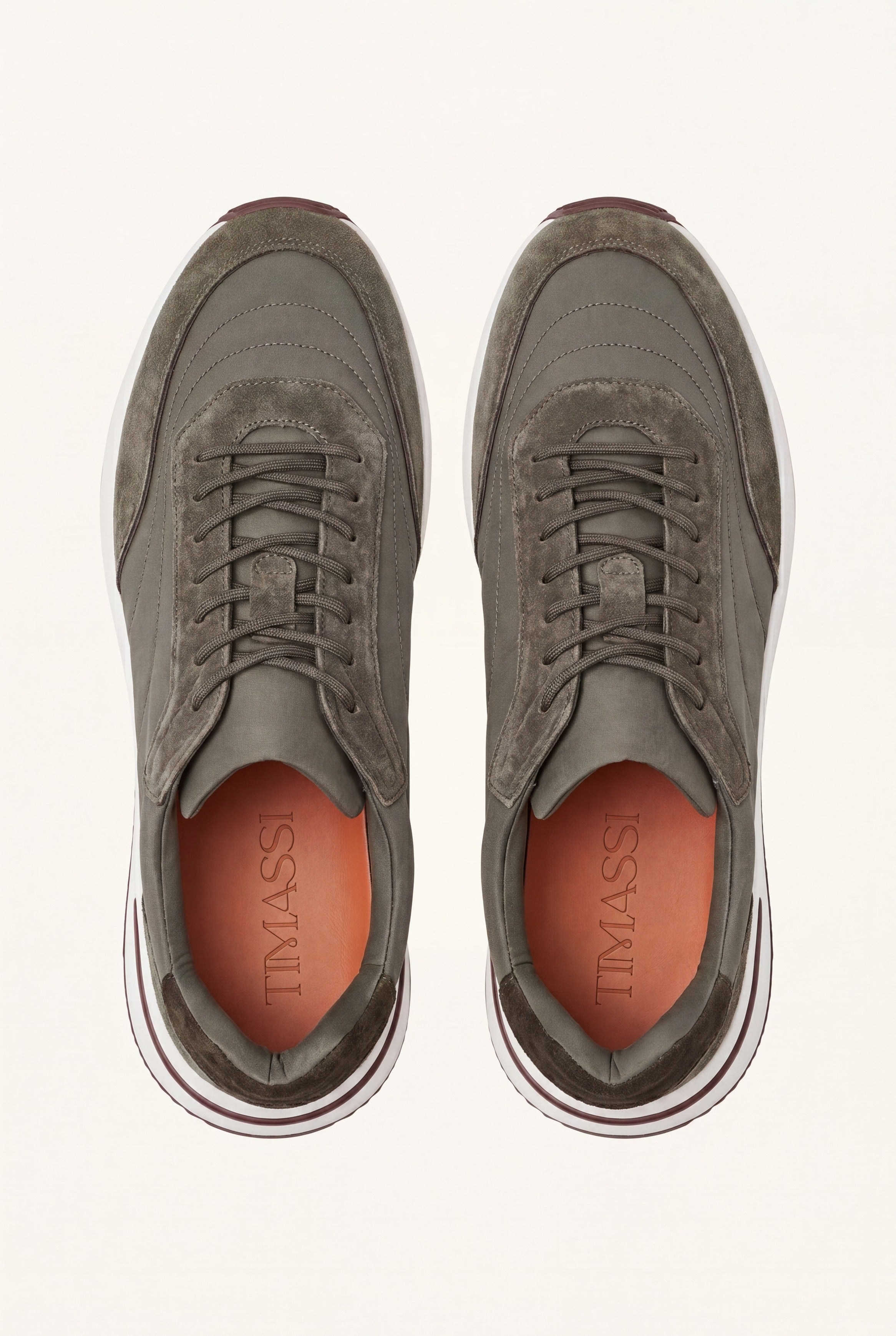 Portofino Süet Sneaker - Zeytin Yeşili