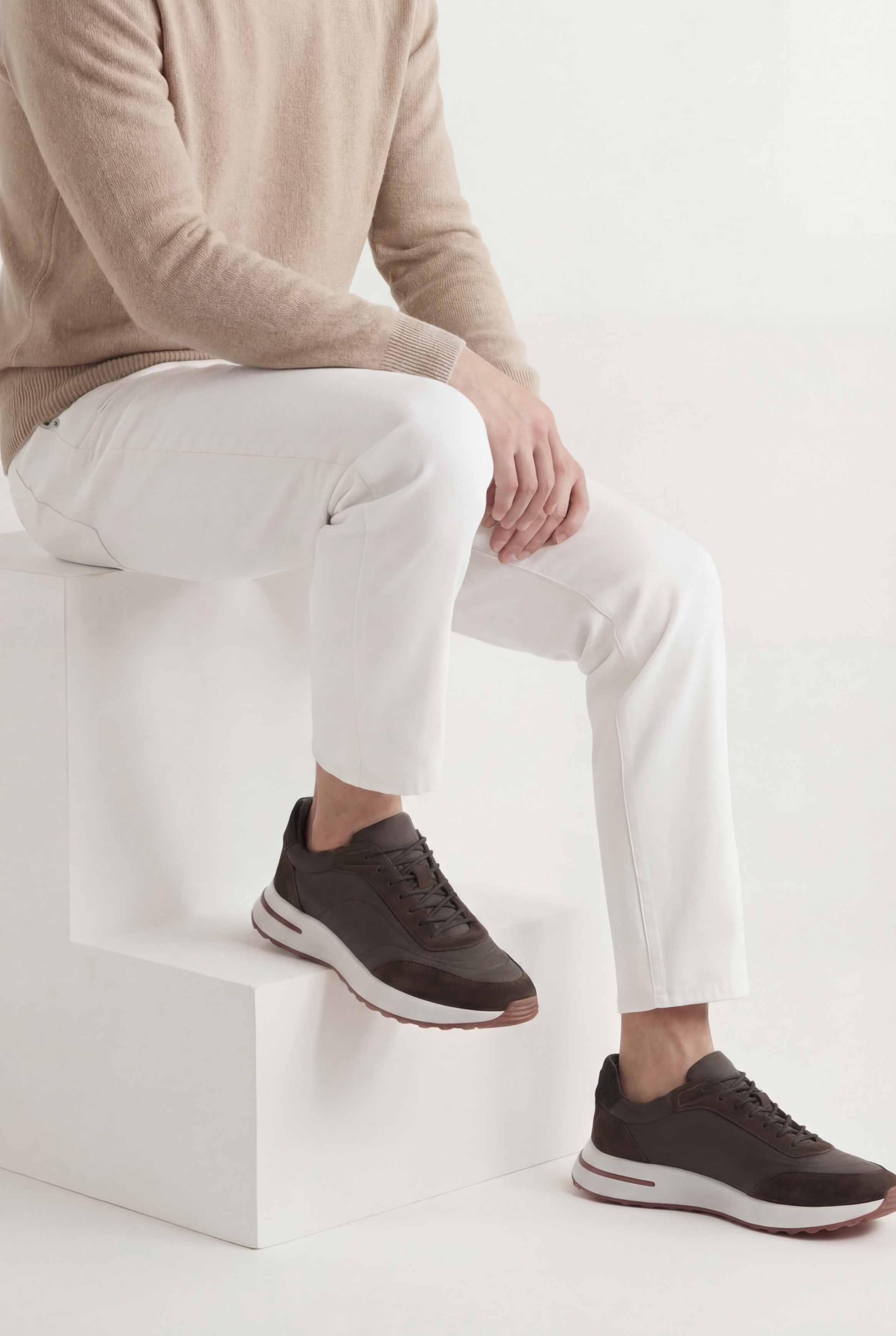 Portofino Süet Sneaker - Kahverengi