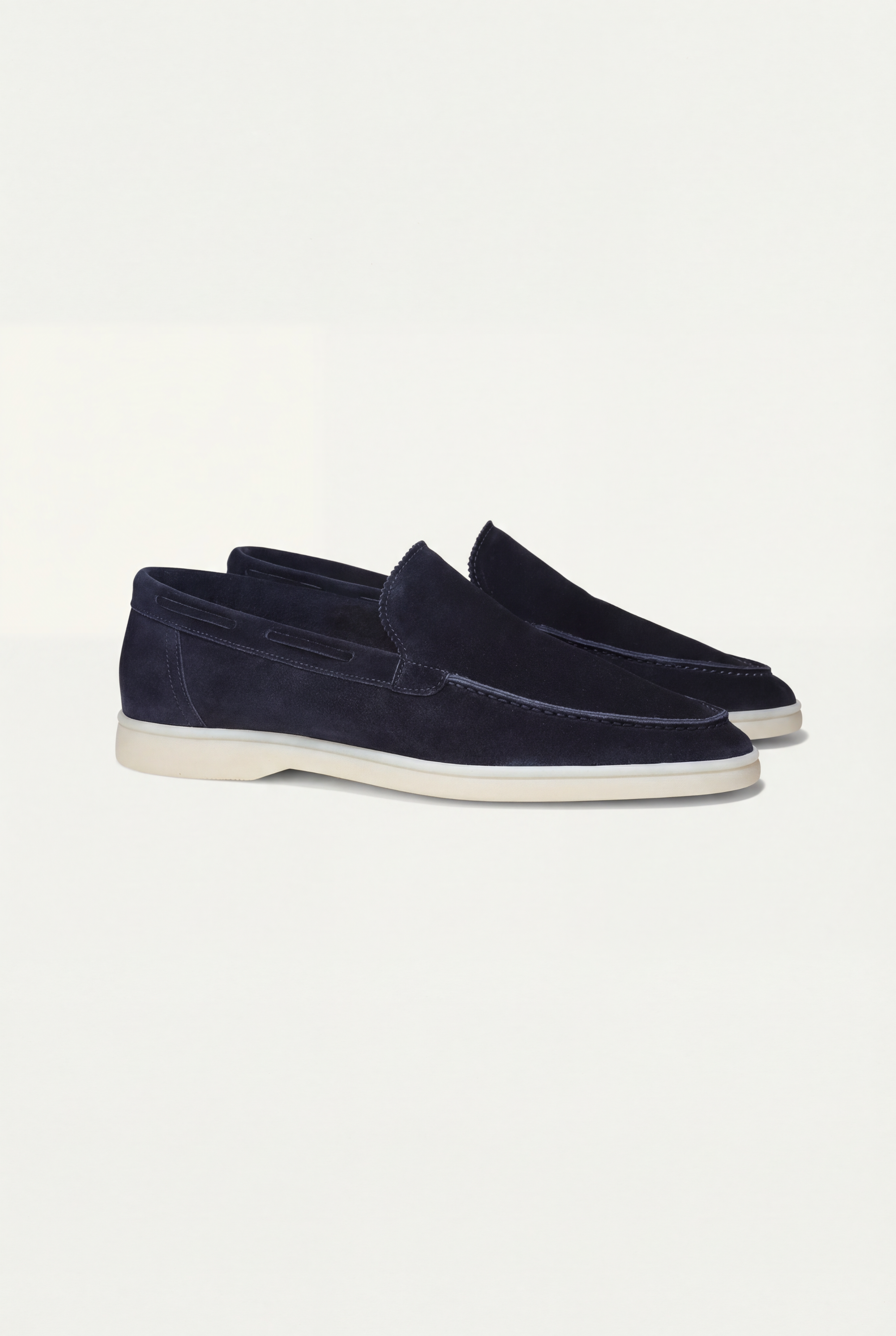 Amalfi Klasik Süet Loafer - Lacivert