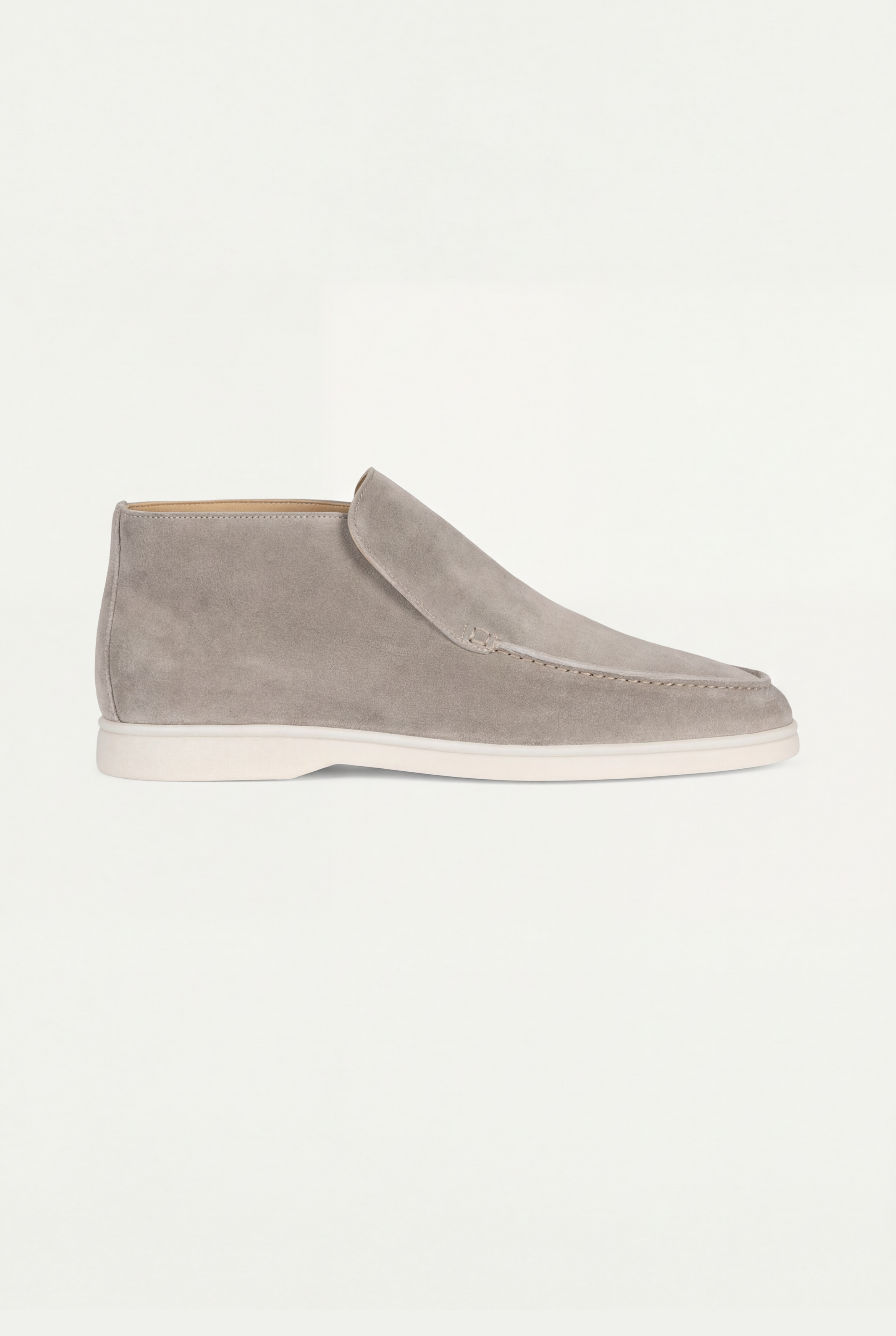 Timassi Amalfi City Süet Loafer - Açık Gri