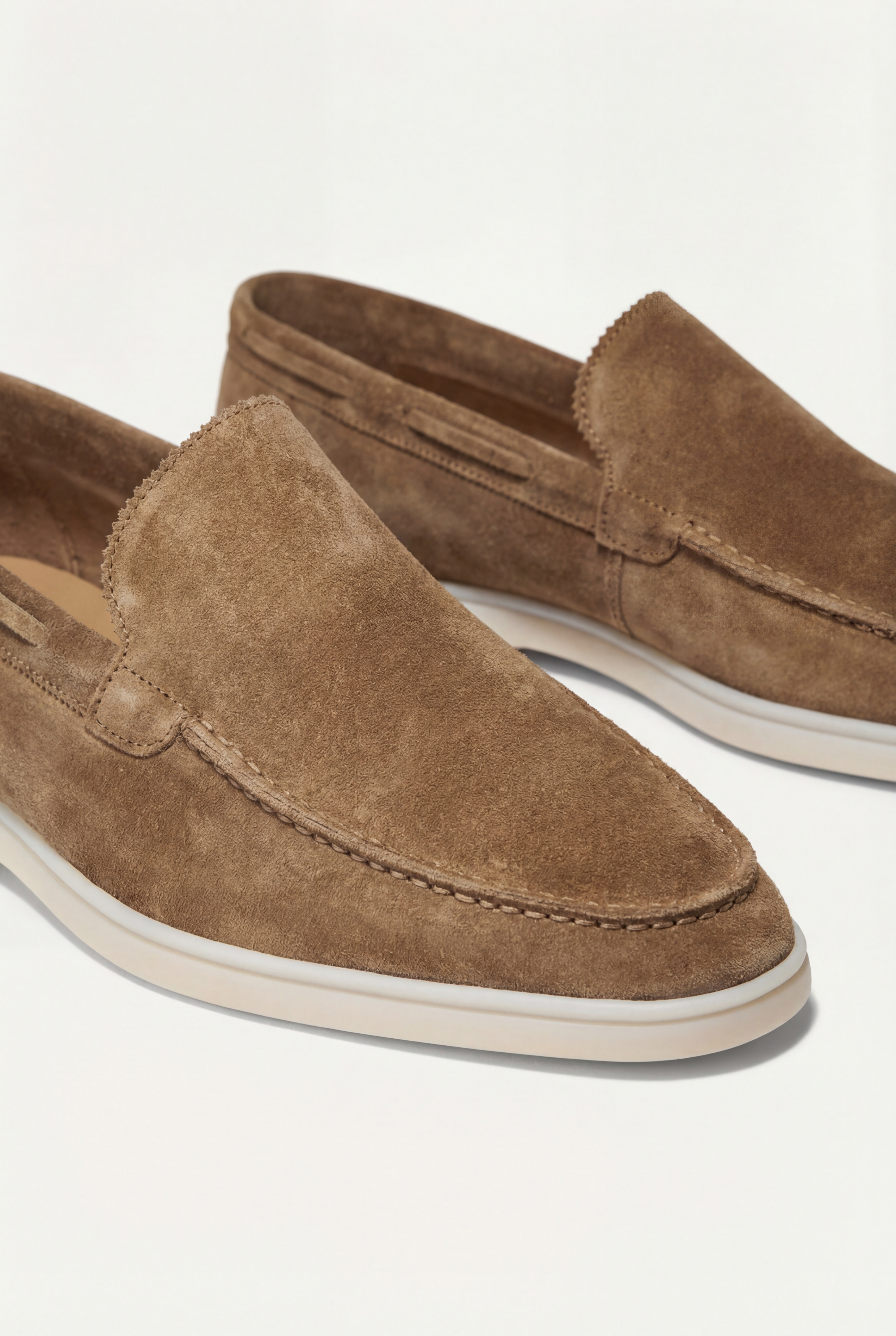 Timassi Amalfi Klasik Süet Loafer - Devetüyü arka görünüm