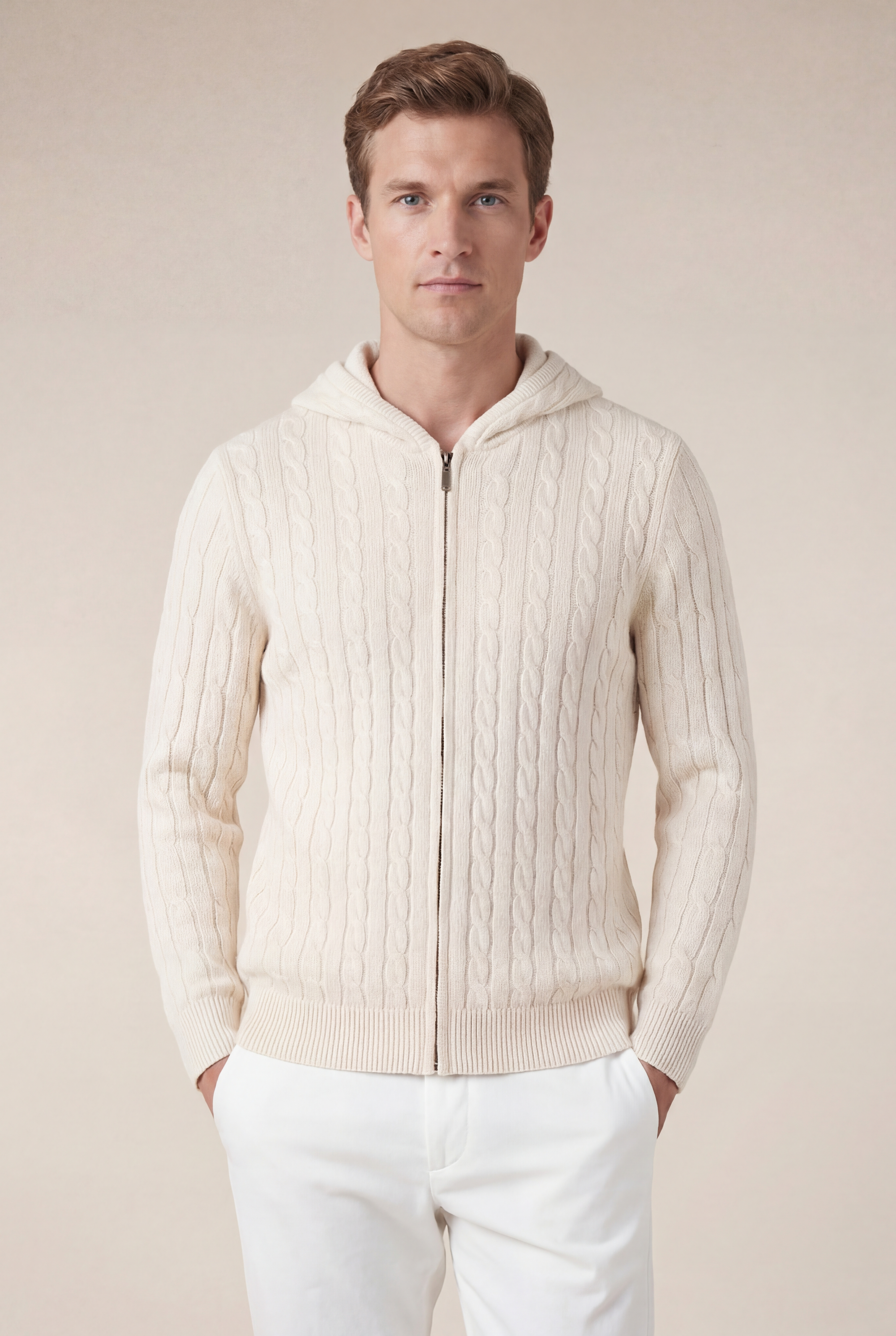 Timassi Como Kaşmir Kapüşonlu Sweatshirt - detay