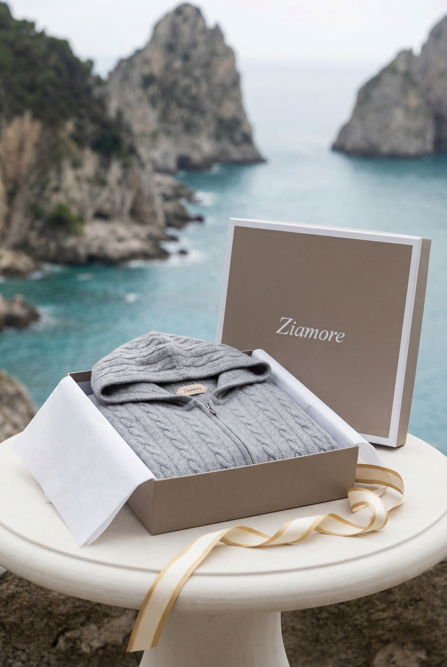 Timassi Como Kaşmir Kapüşonlu Sweatshirt - genel görünüm