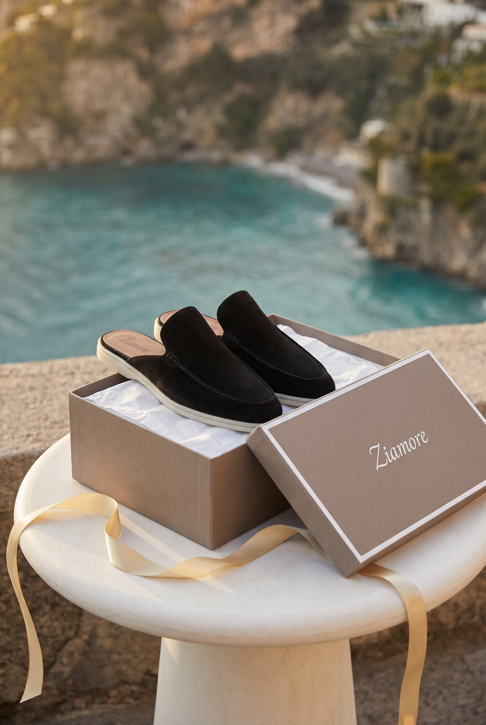 Timassi Yacht Süet Mule - Siyah kombin önerisi