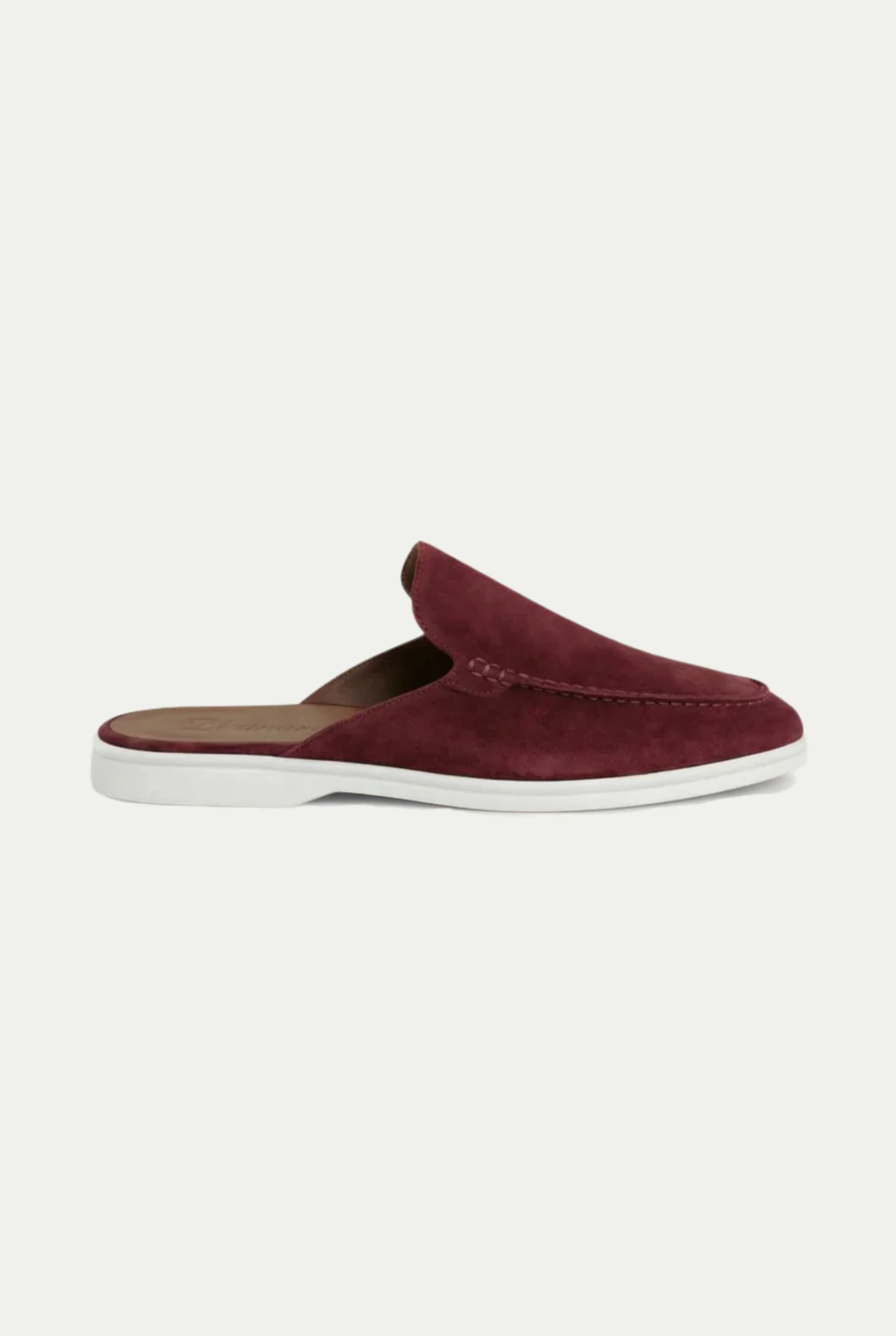 Timassi Yat Süet Mule - Bordo