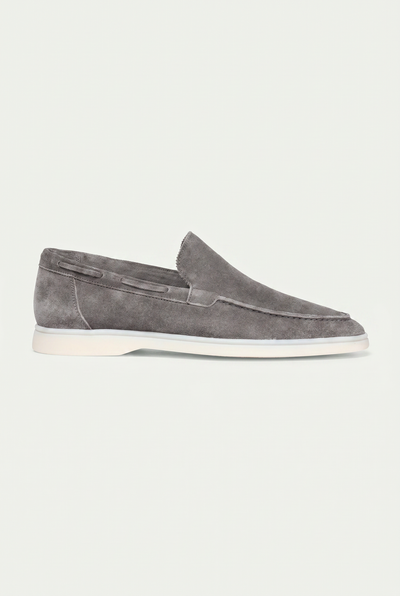 Amalfi Klasik Süet Loafer - Gri