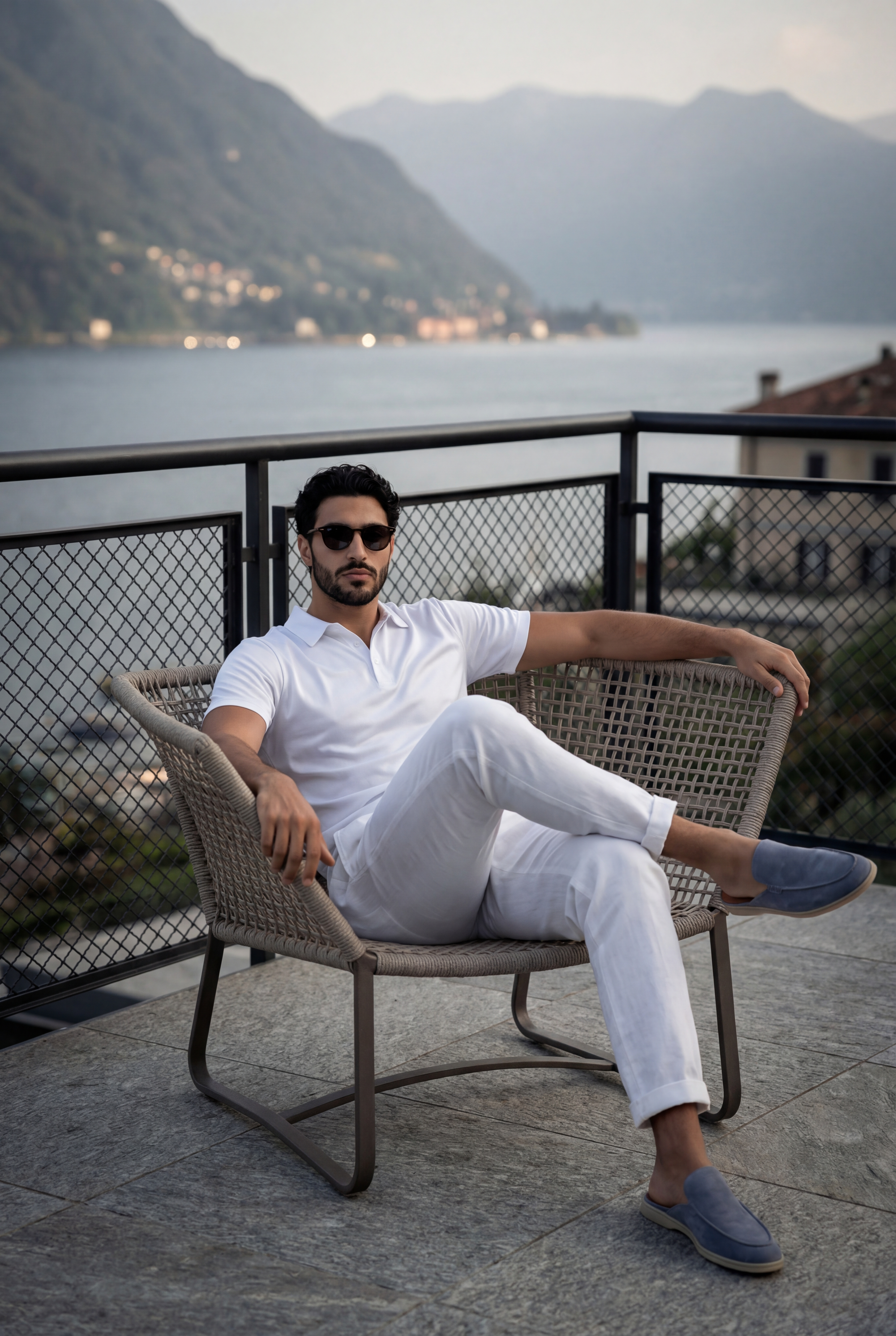 Timassi Portofino Polo - Beyaz arka görünüm