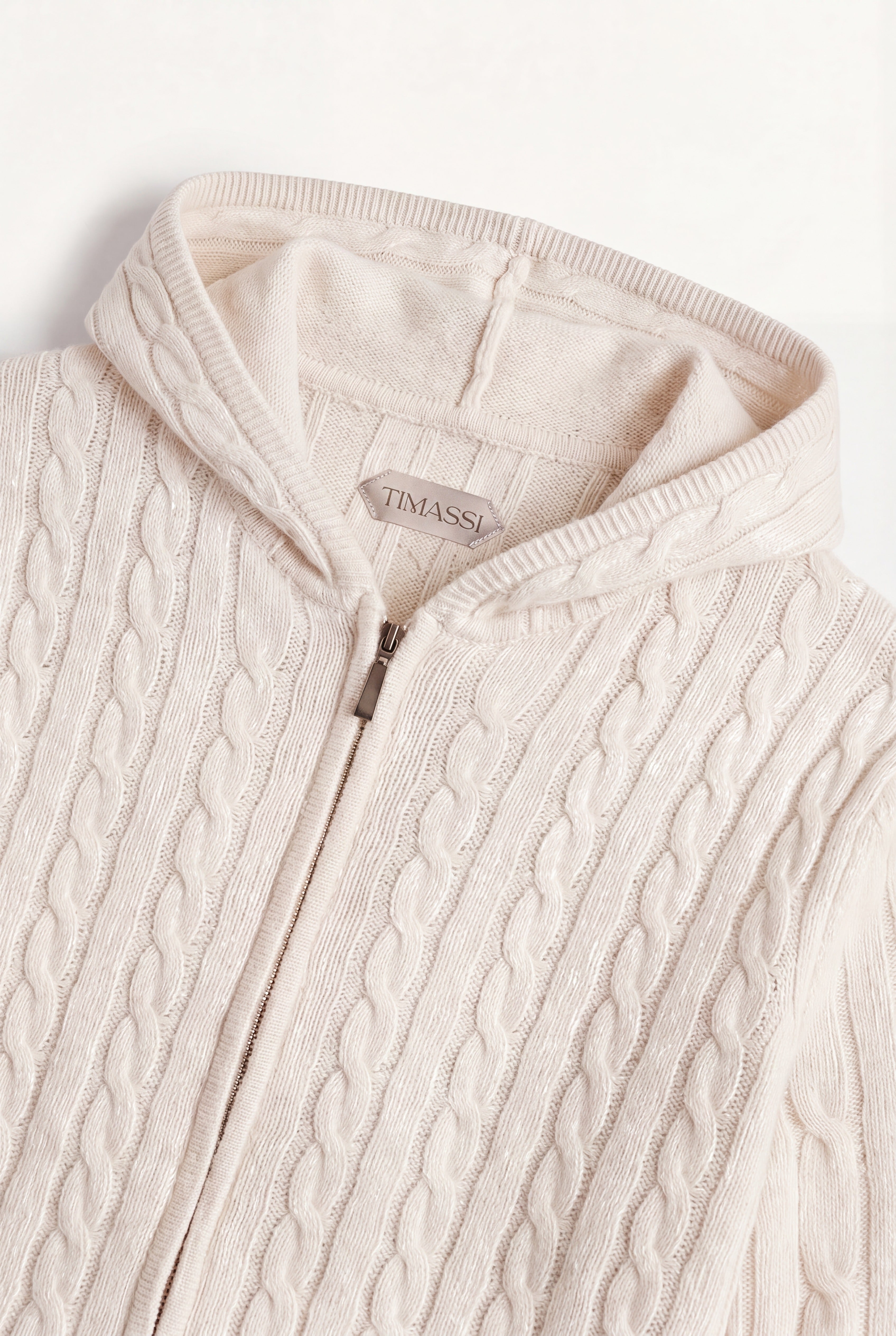 Como Kaşmir Kapüşonlu Sweatshirt - Bej