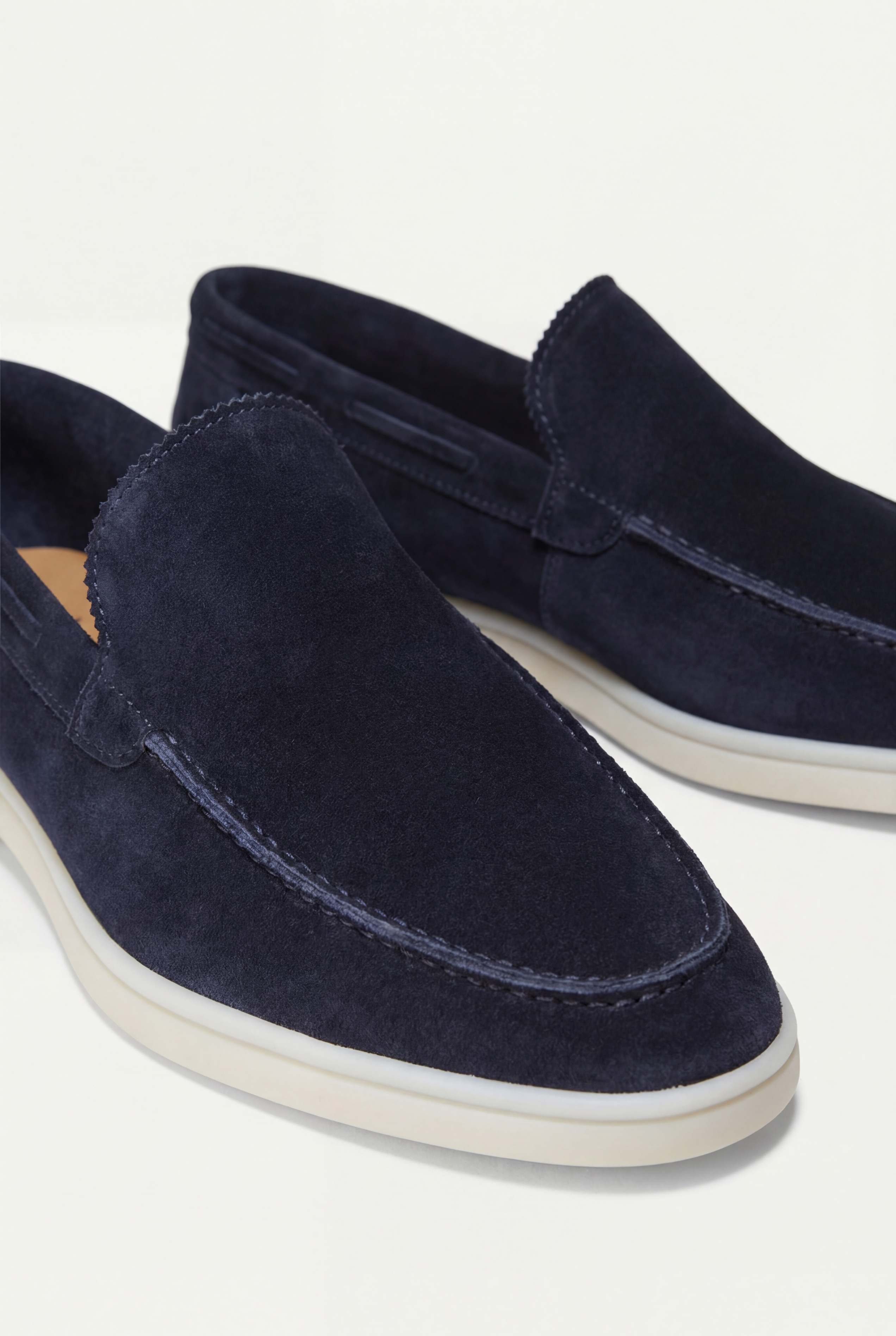 Amalfi Klasik Süet Loafer - Lacivert