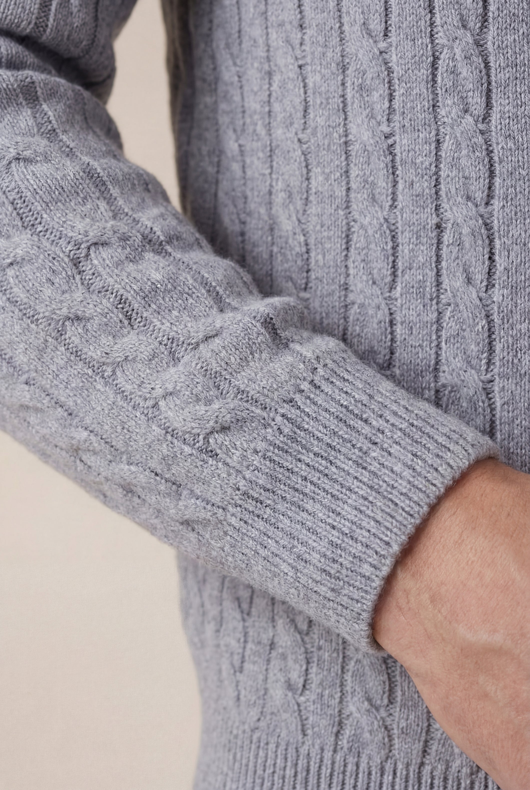 Como Kaşmir Kapüşonlu Sweatshirt - Gri
