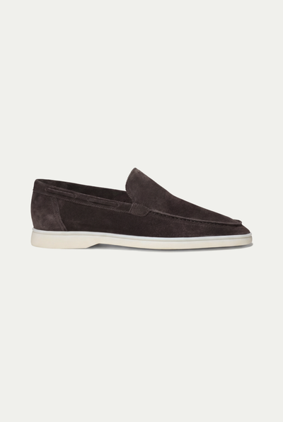 Amalfi Klasik Süet Loafer - Kahverengi