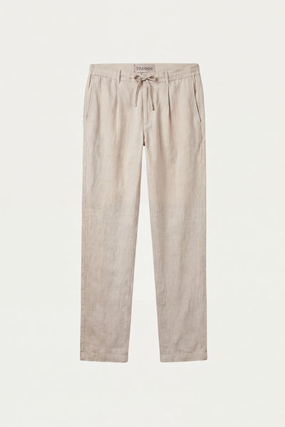 Amalfi Keten Pantolon - Bej