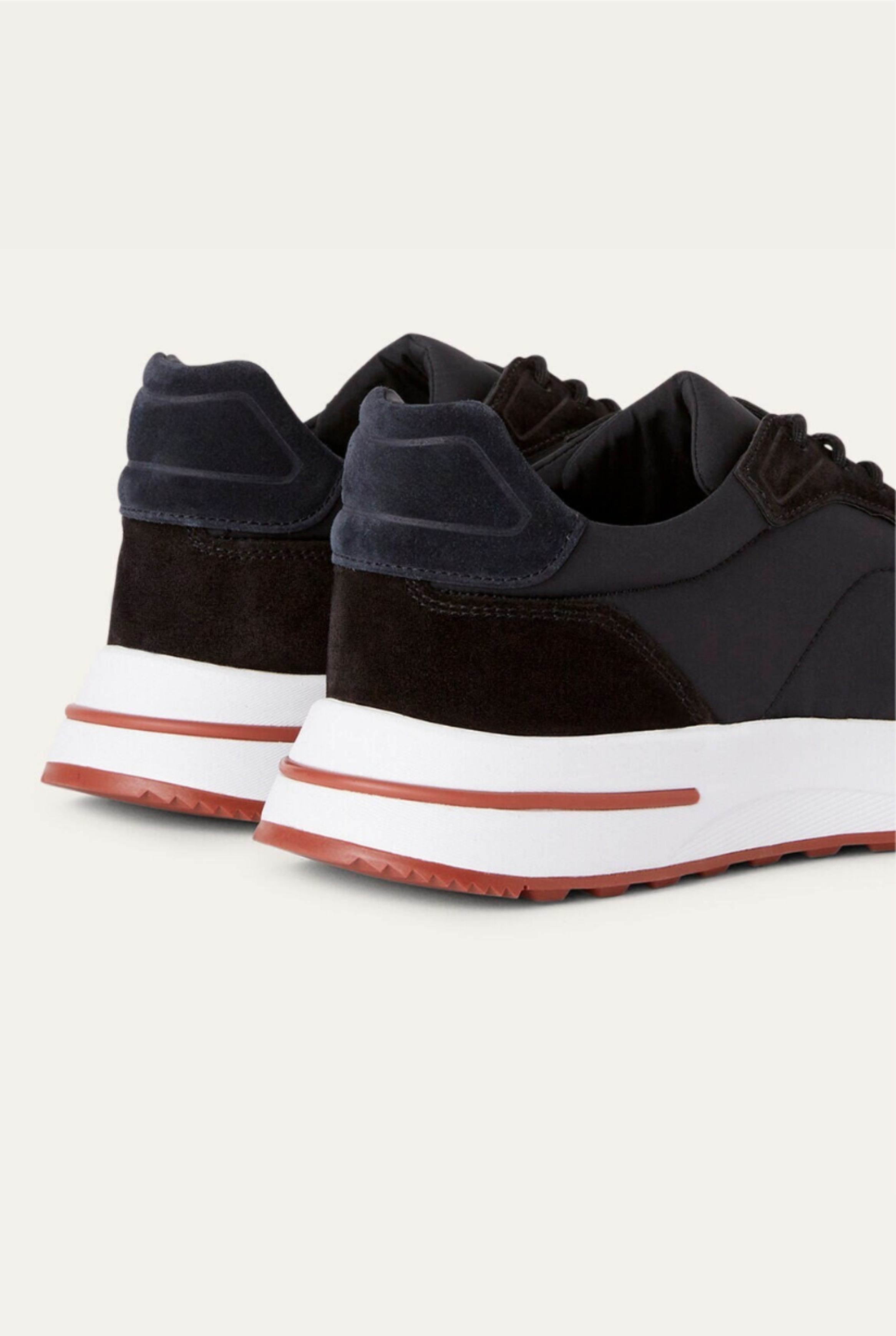Portofino Süet Sneaker - Siyah