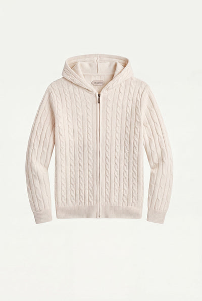 Como Kaşmir Kapüşonlu Sweatshirt - Bej