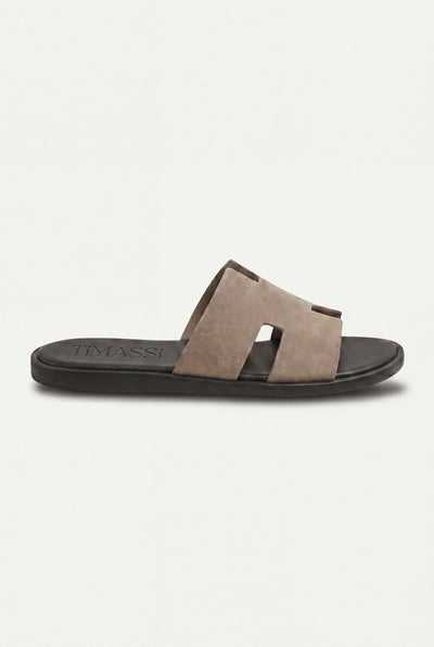 Capri Süet Terlik - Taş Rengi
