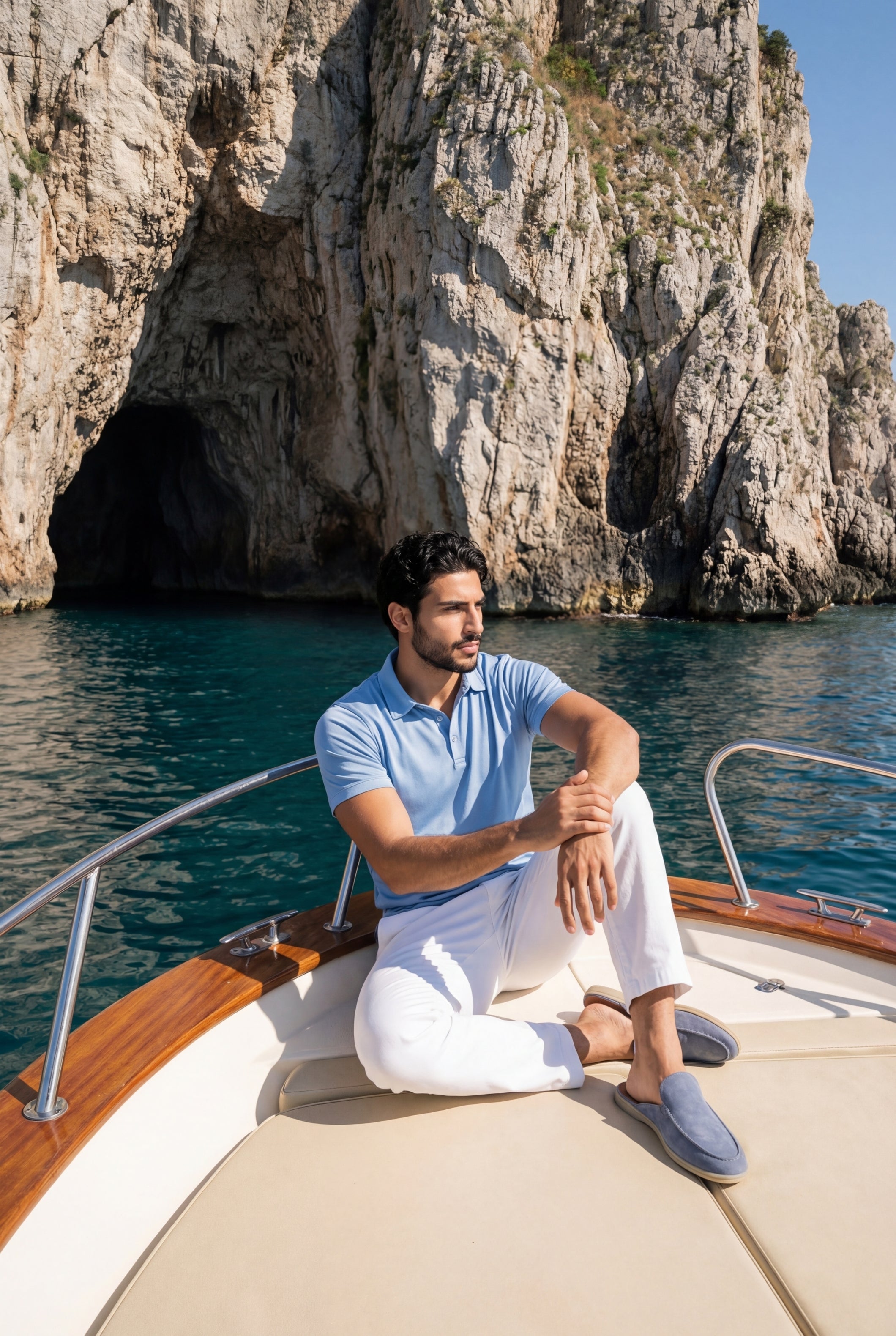 Timassi Portofino Polo - Bebe Mavisi arka görünüm