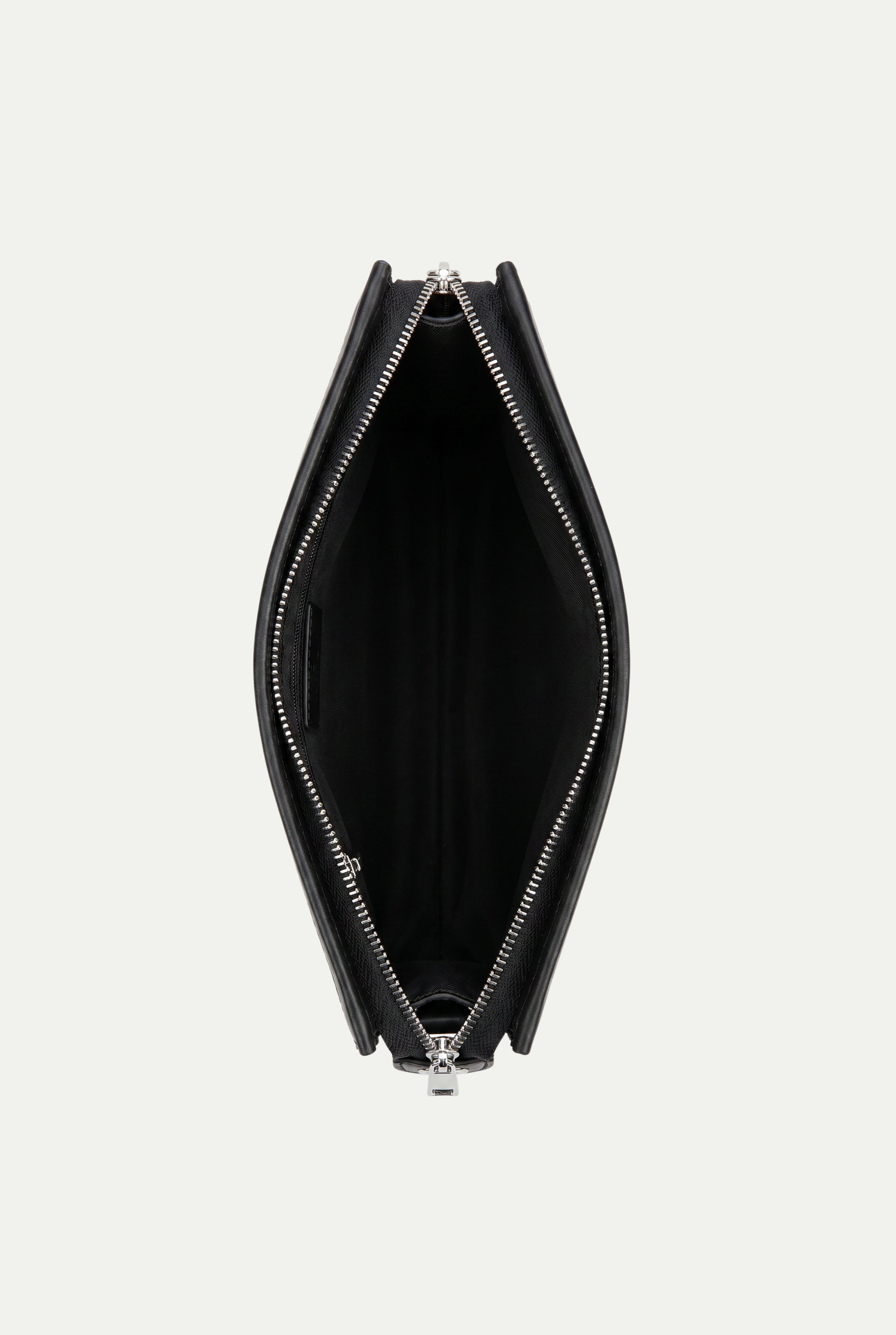 Timassi Deri Clutch Çanta - Siyah kapama detayı