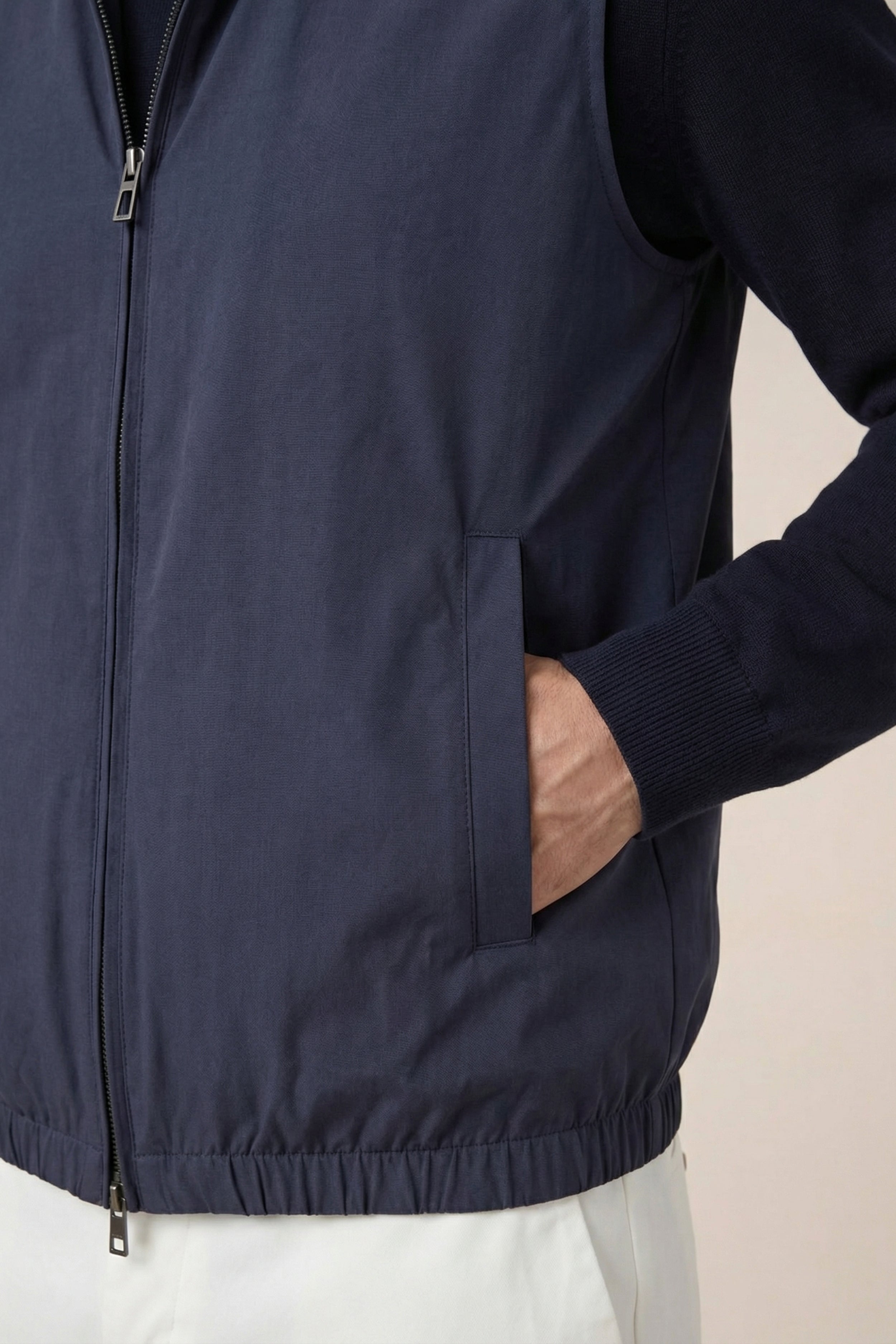 Timassi Çift Taraflı Yelek - Lacivert ön görünüm