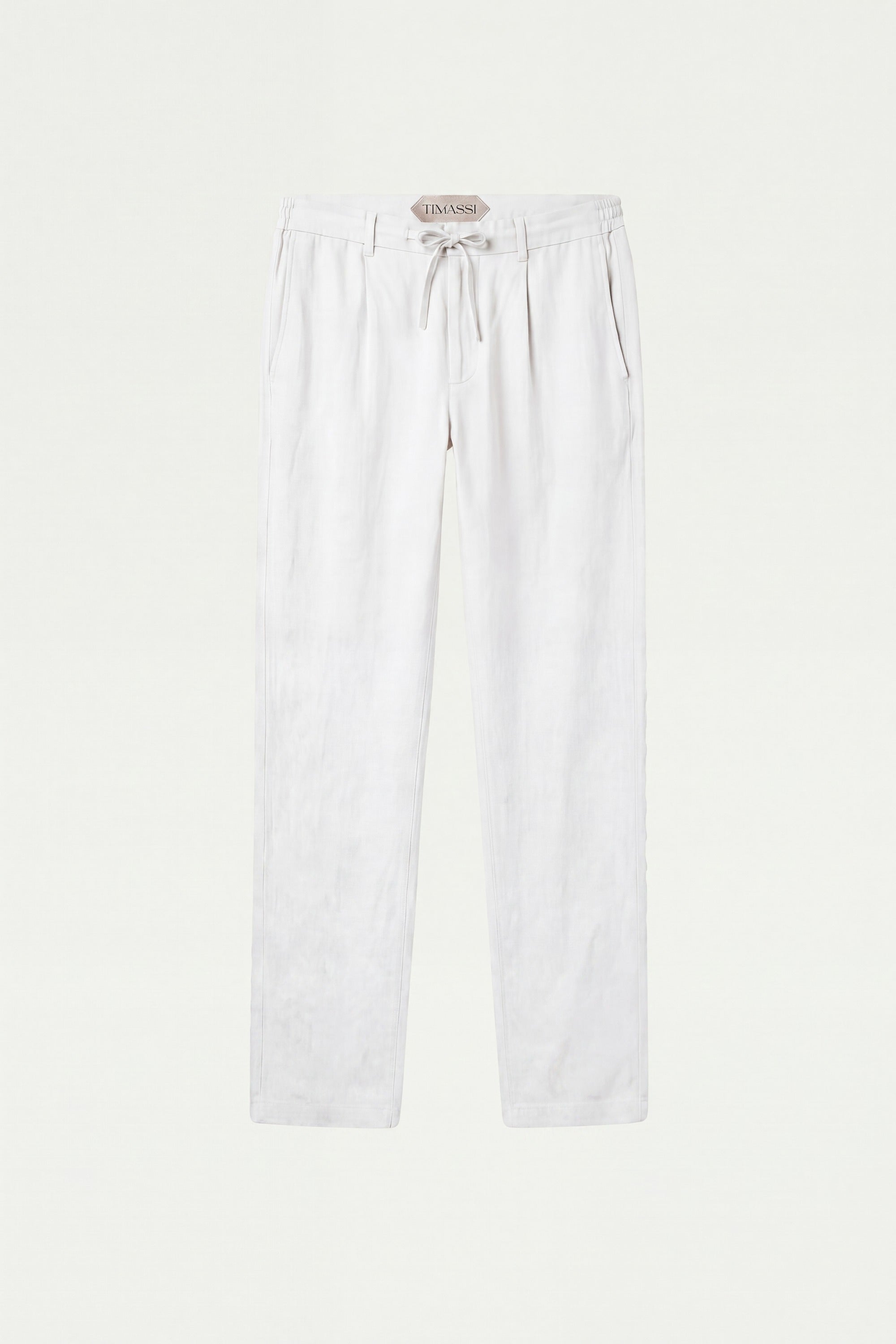 Amalfi Keten Pantolon - Beyaz