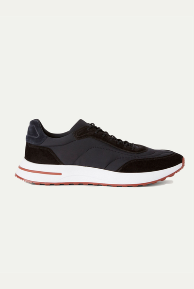 Portofino Süet Sneaker - Siyah