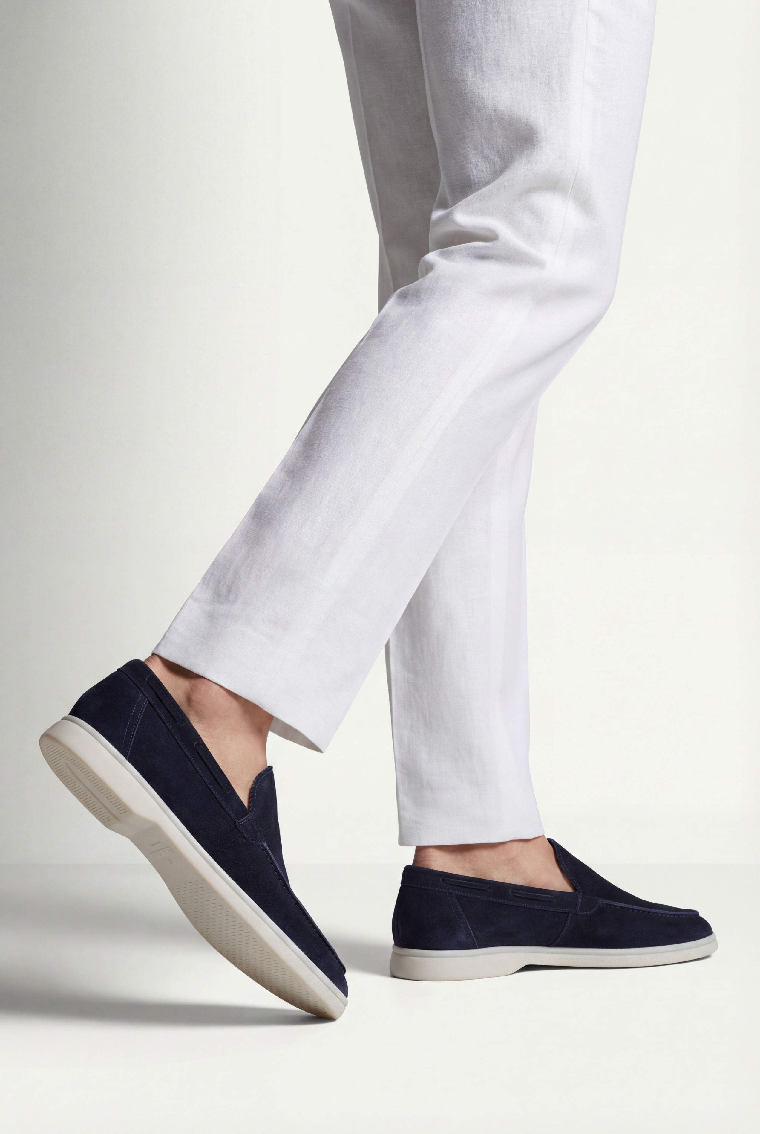 Amalfi Klasik Süet Loafer - Lacivert