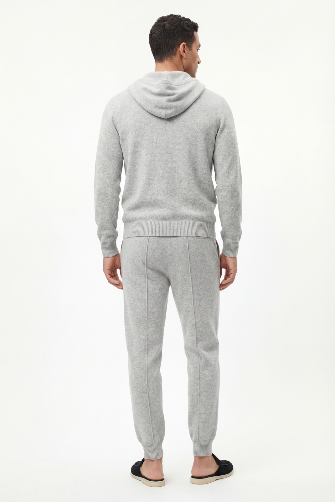 Açık Gri Merino Yün Jogger