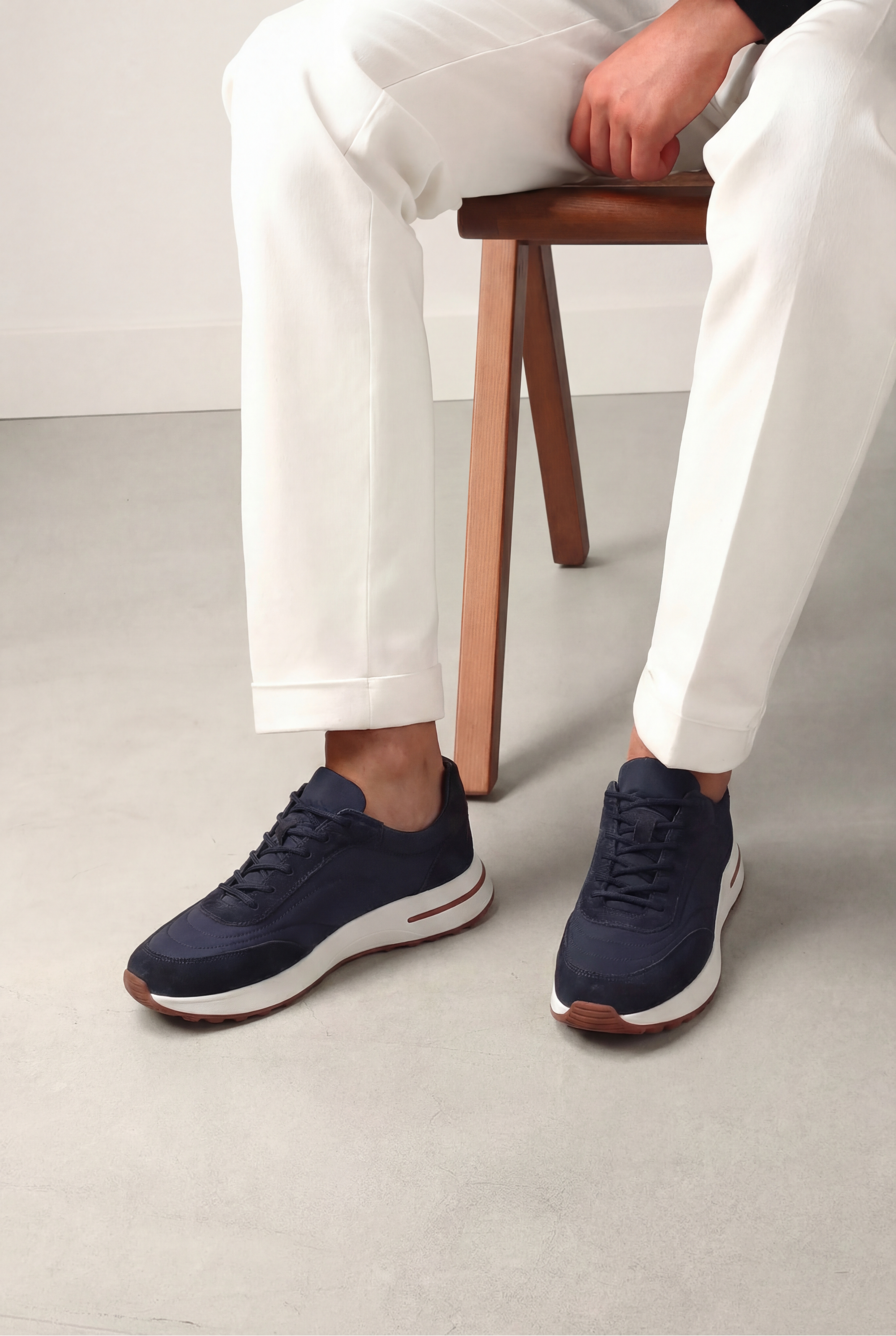 Portofino Süet Sneaker - Mavi