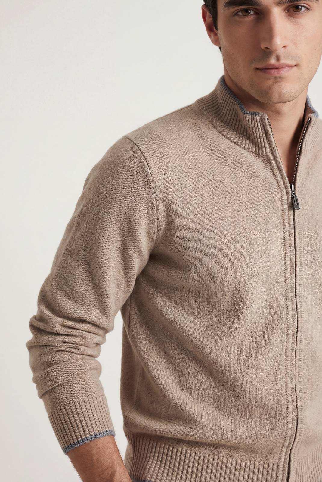 Merino Yünü Bej Takım