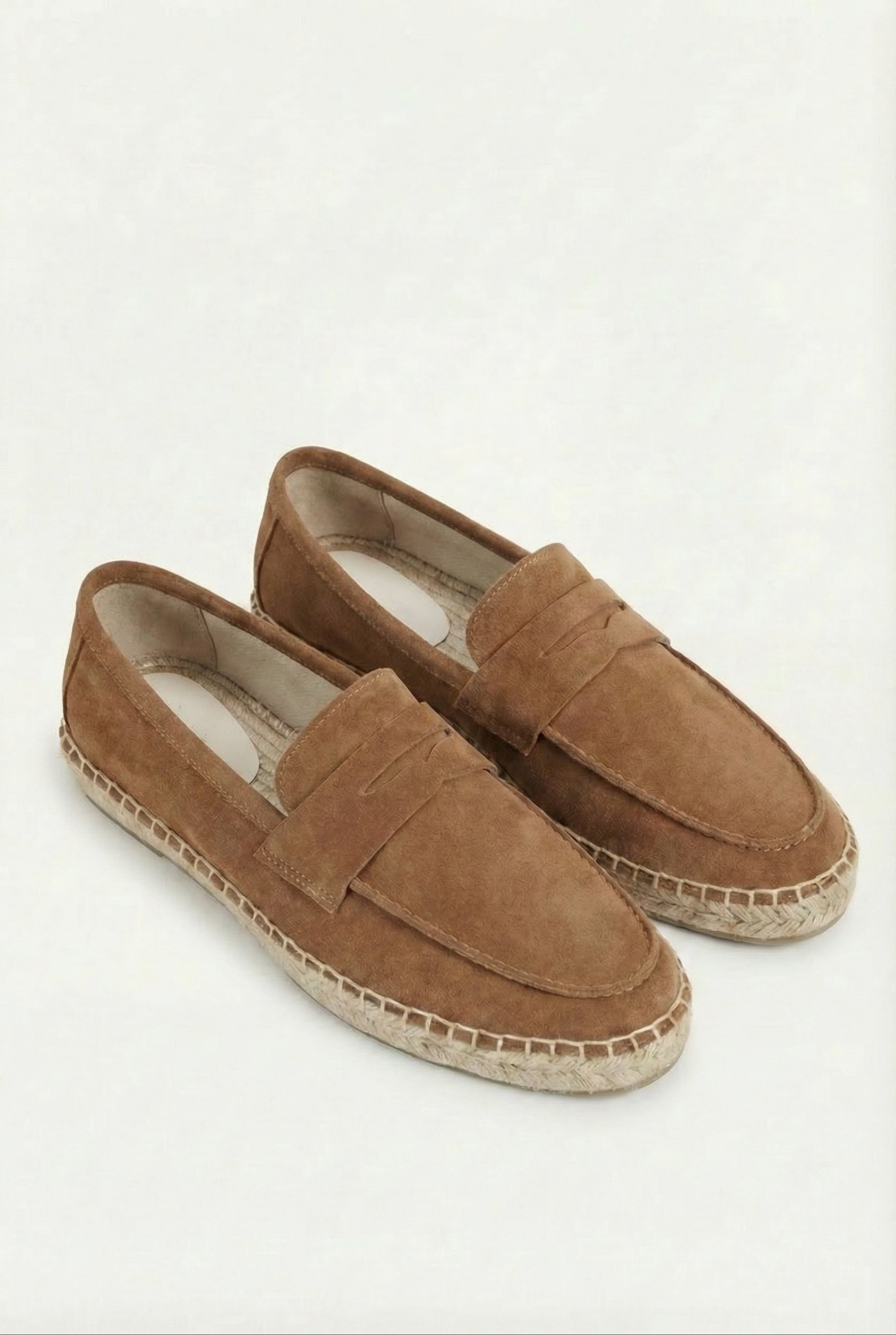 Timassi Capri Süet Loafer - Taba - ayak üzerinde