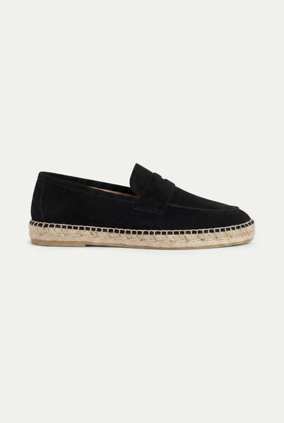 Capri Süet Loafer - Siyah