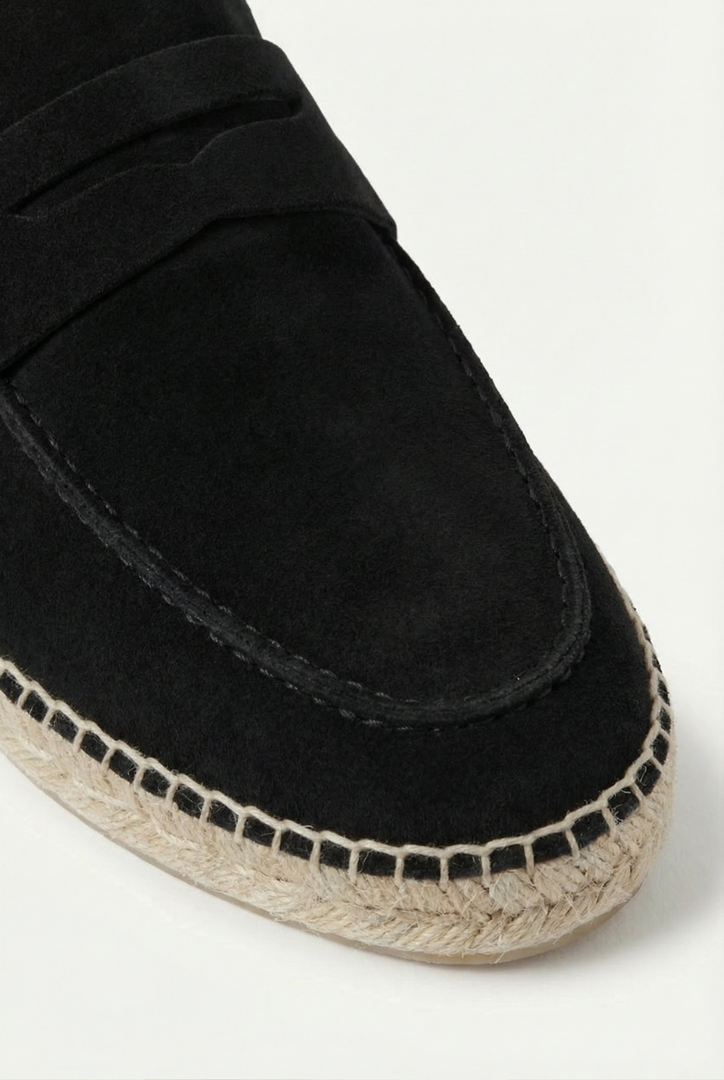 Timassi Capri Süet Loafer - Siyah - yakın çekim