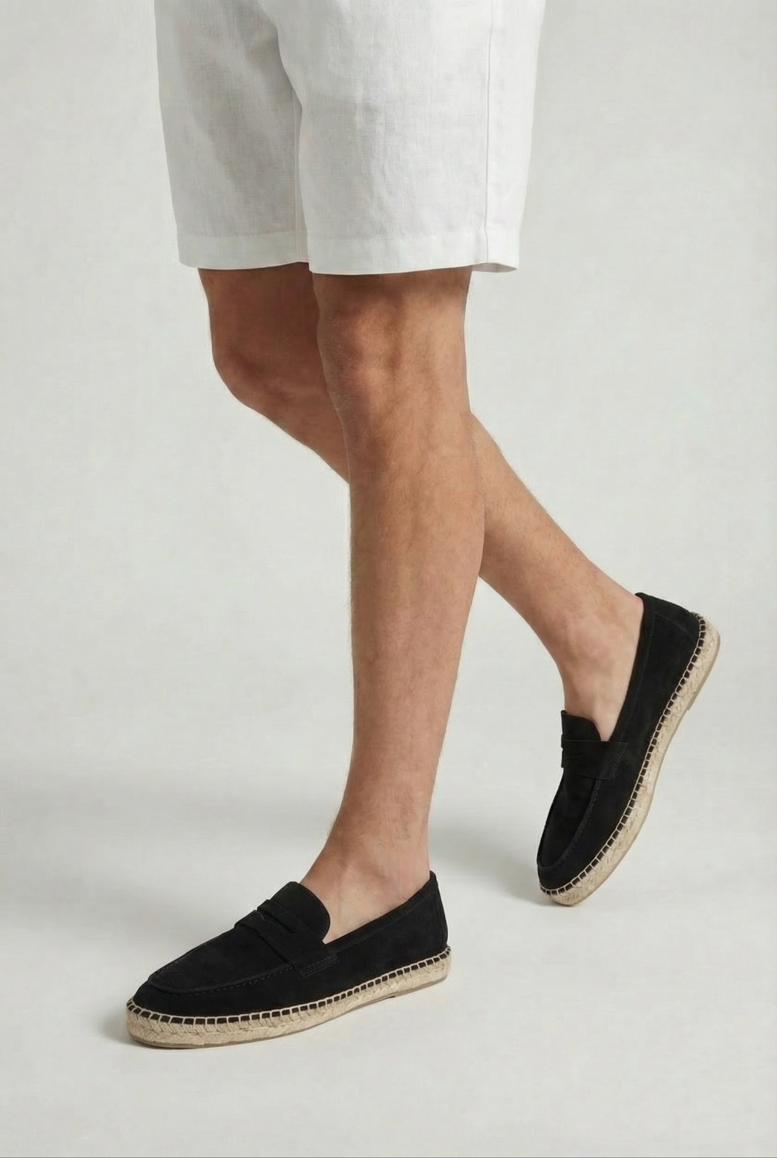 Timassi Capri Süet Loafer - Siyah - arka görünüm