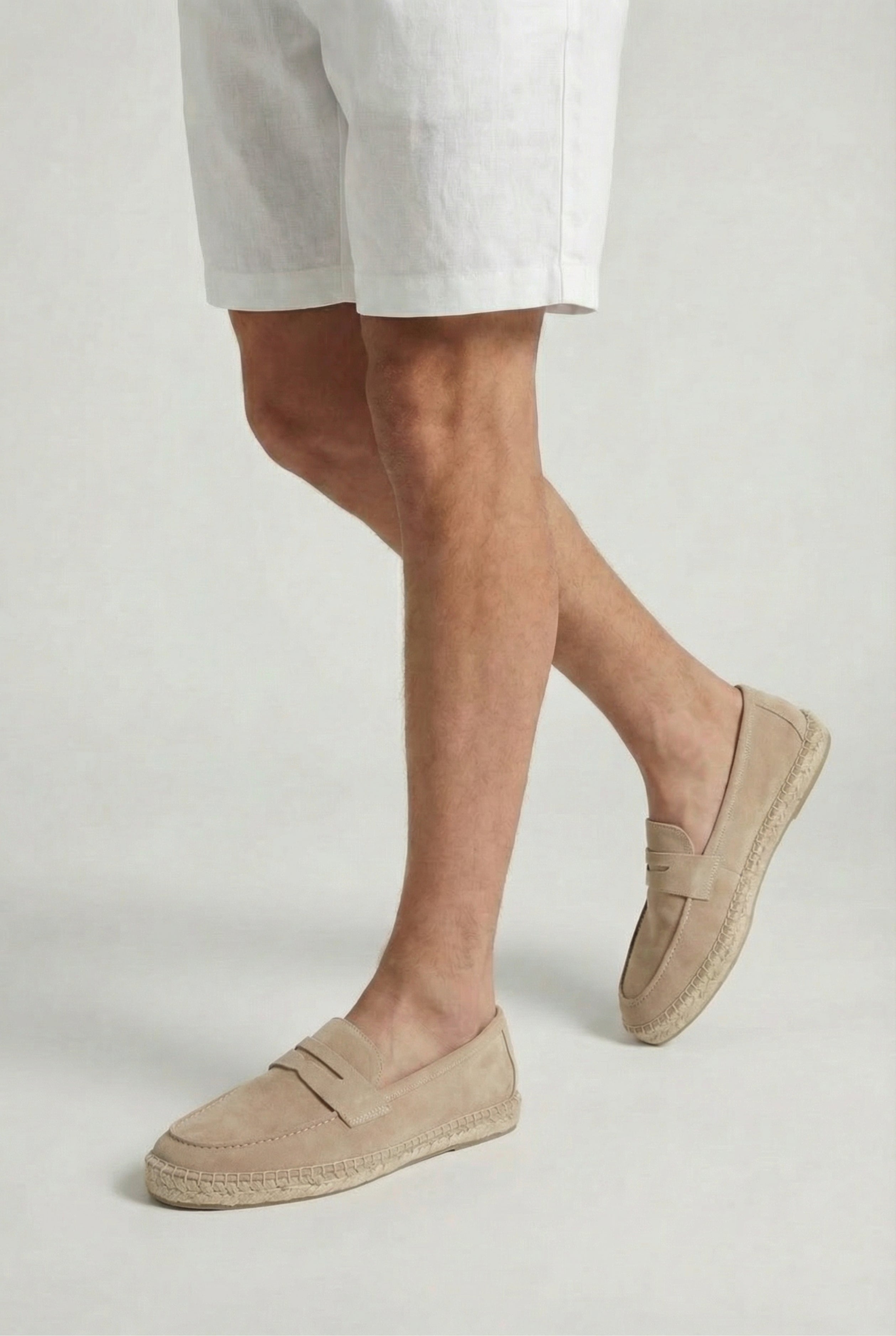 Timassi Capri Süet Loafer - Bej - arka görünüm