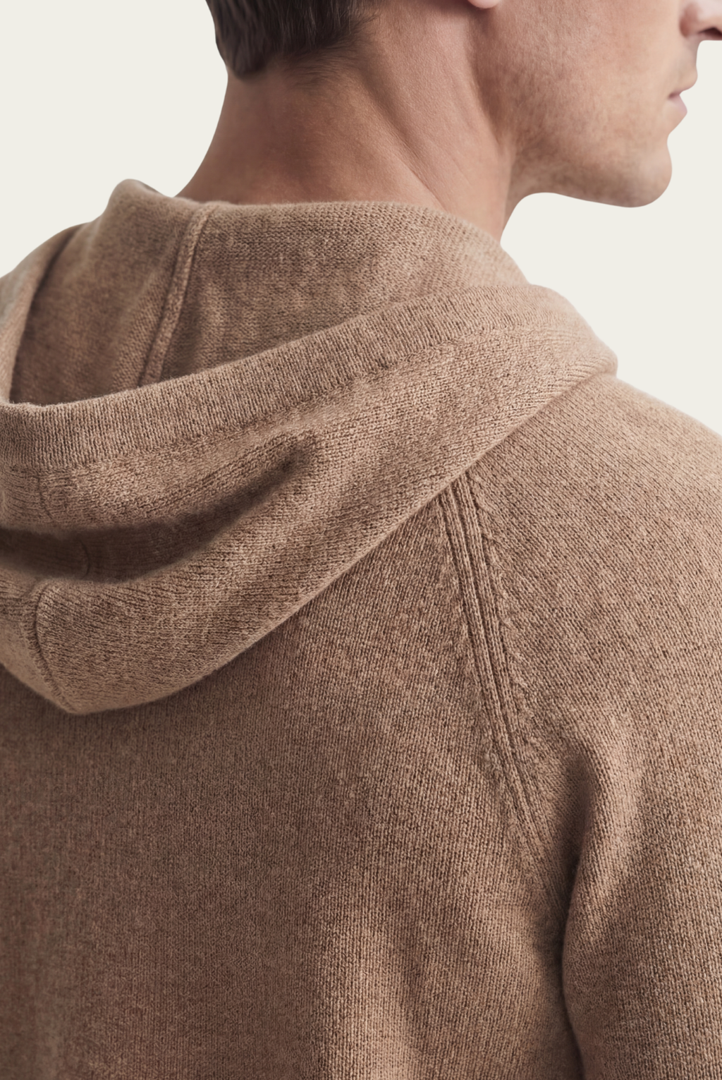 Dev Tüyü Yün Fermuarlı Ceket