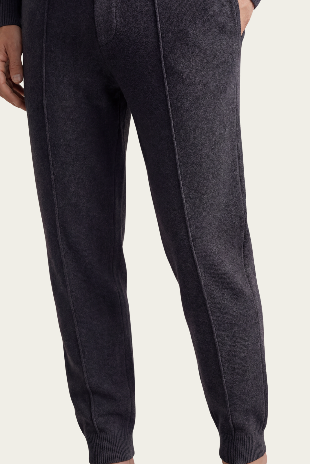 Merino Yünü Koyu Gri Lounge Eşofman