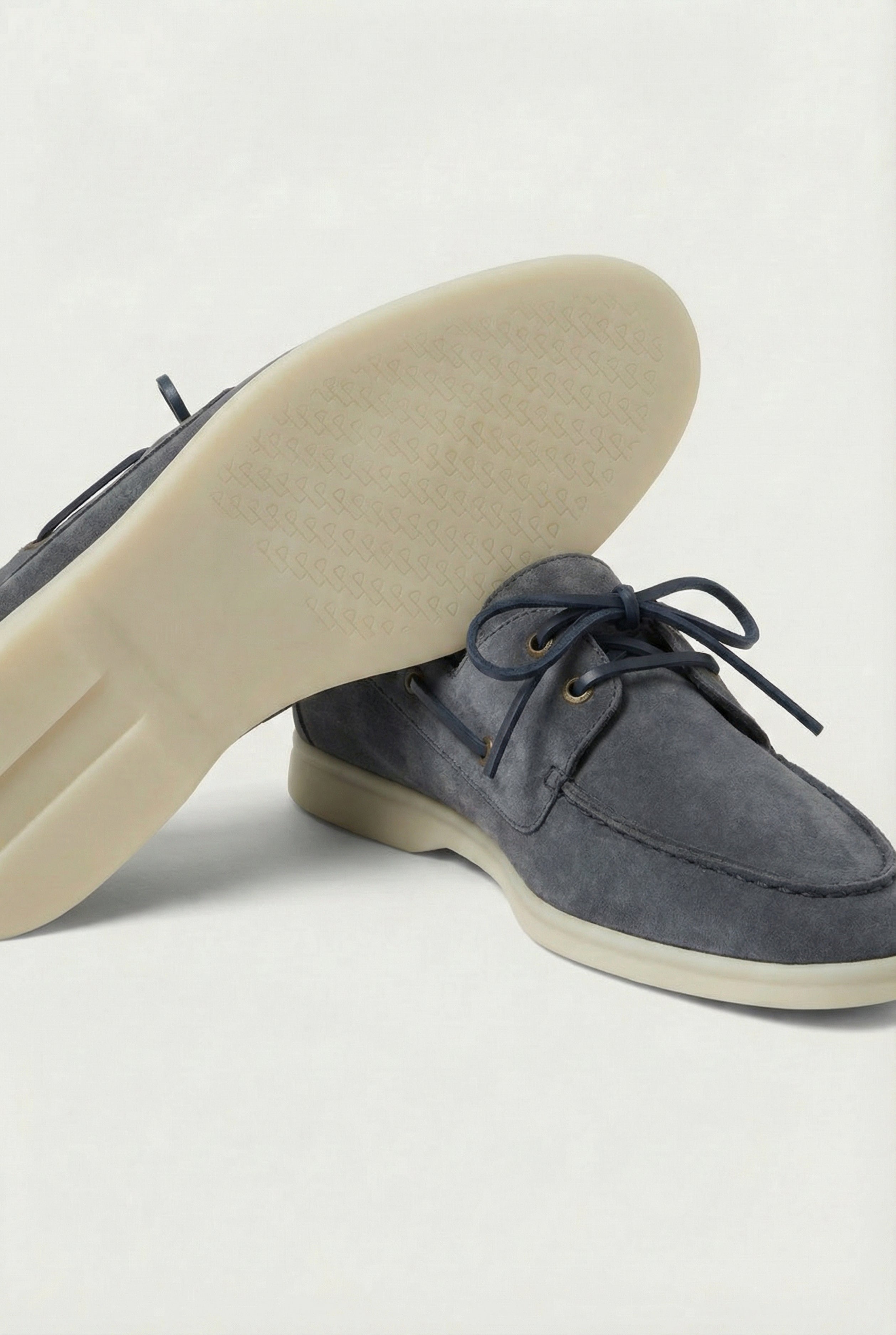 Timassi Amalfi Süet Loafer - Mavi - üst detay