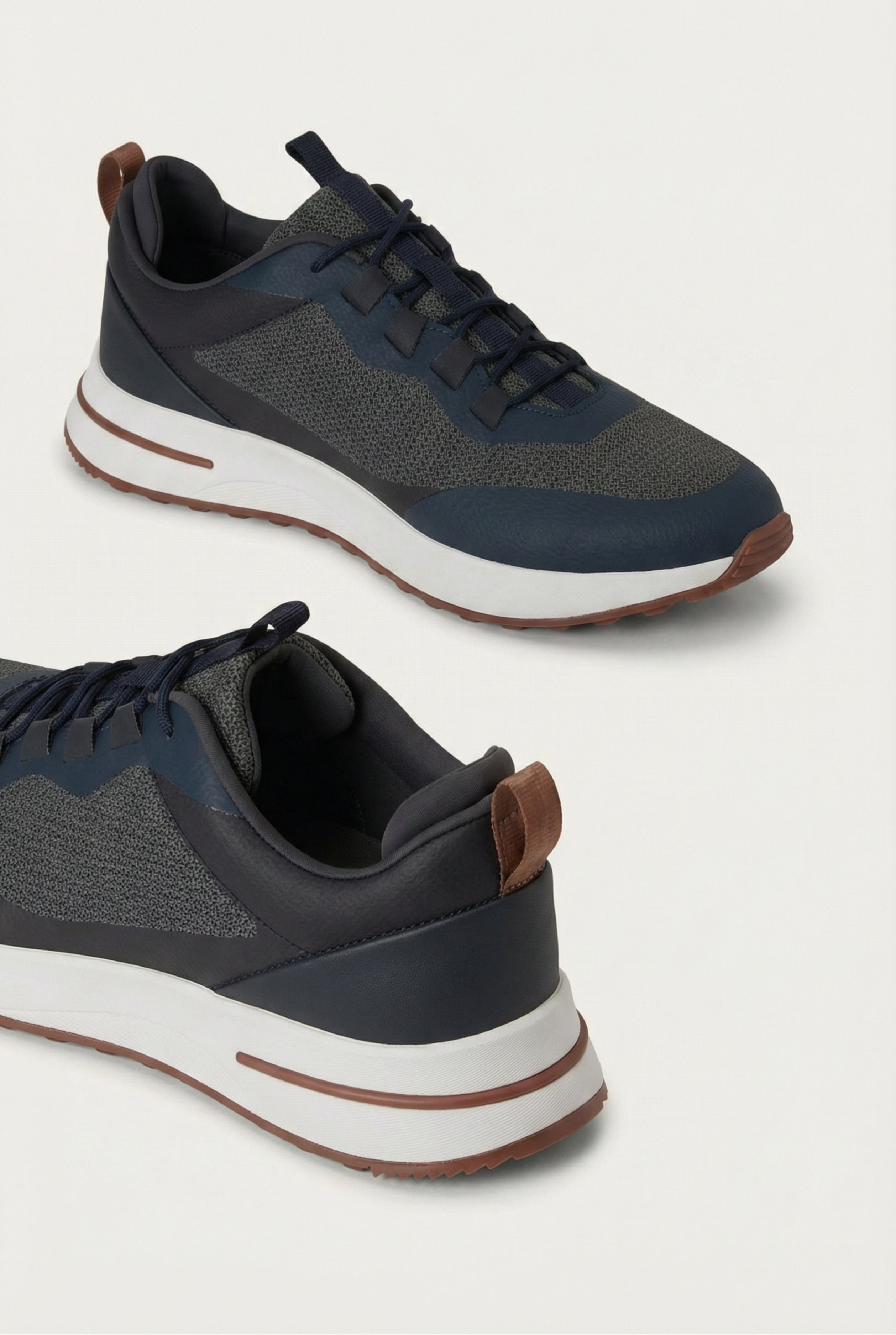 Timassi Portofino Sneaker - Lacivert Gri - ayak üzerinde